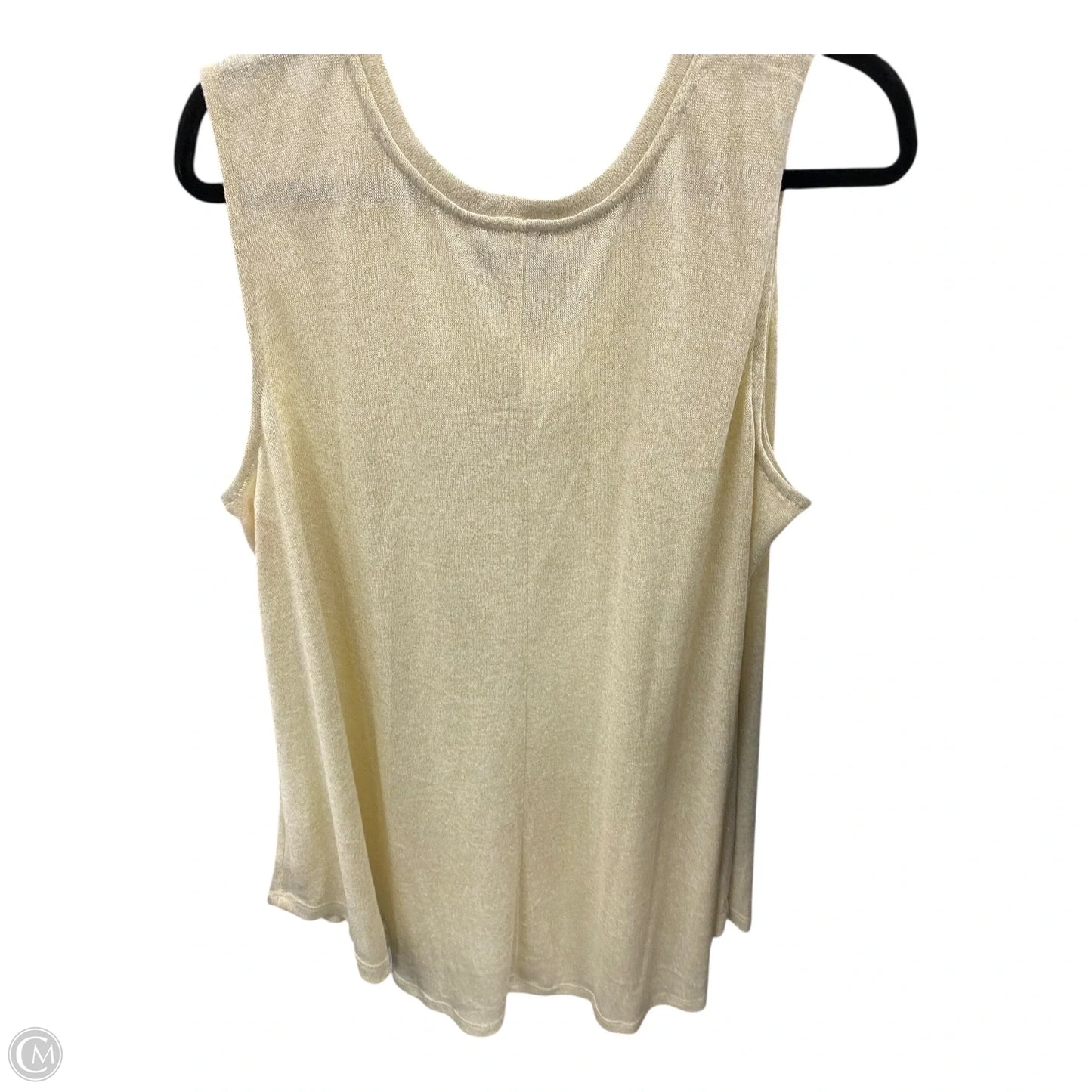 Top Sleeveless By Lane Bryant In Gold, Size: 2x
