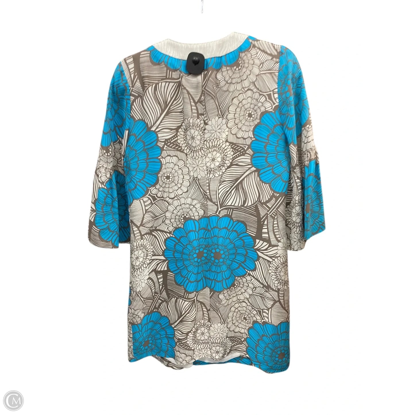 Dress Casual Short By Trina Turk In Blue & Brown, Size: 6