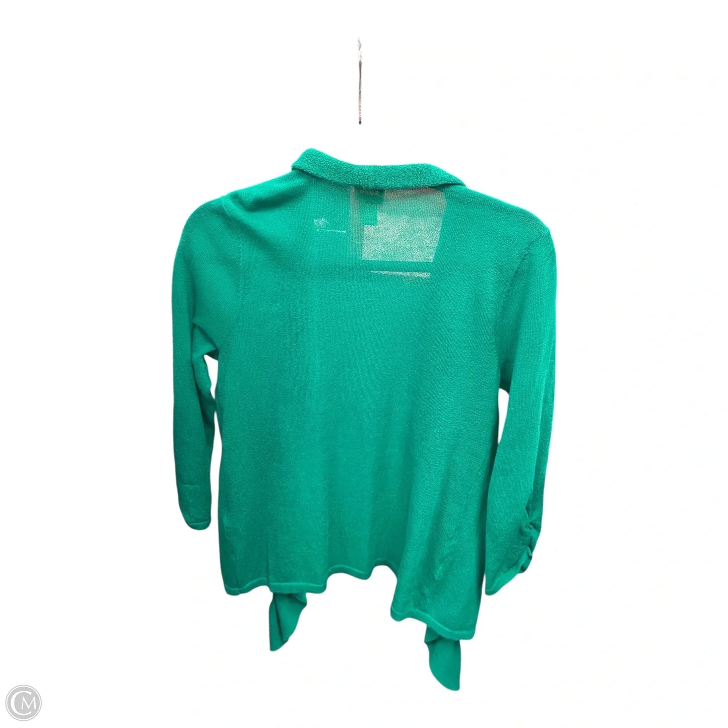 Sweater Cardigan By Chicos In Green, Size: S