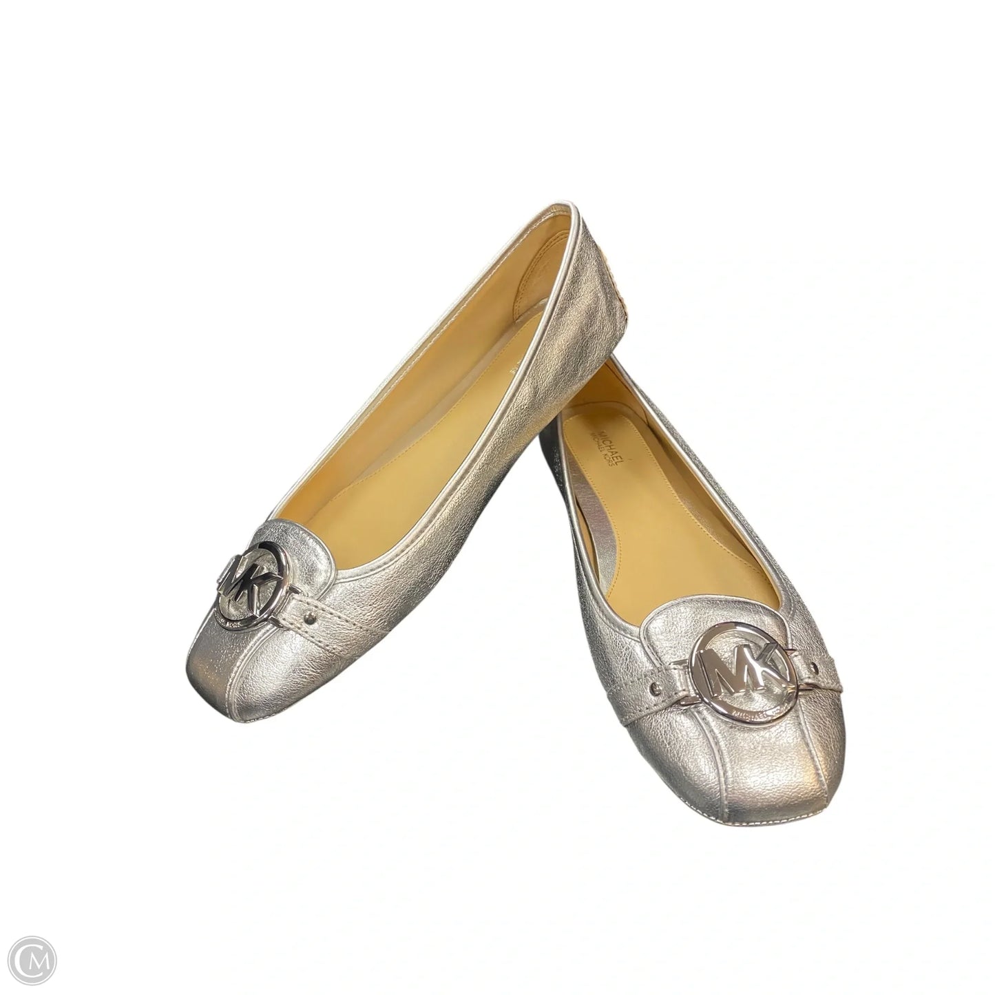 Shoes Designer By Michael Kors In Silver, Size: 10