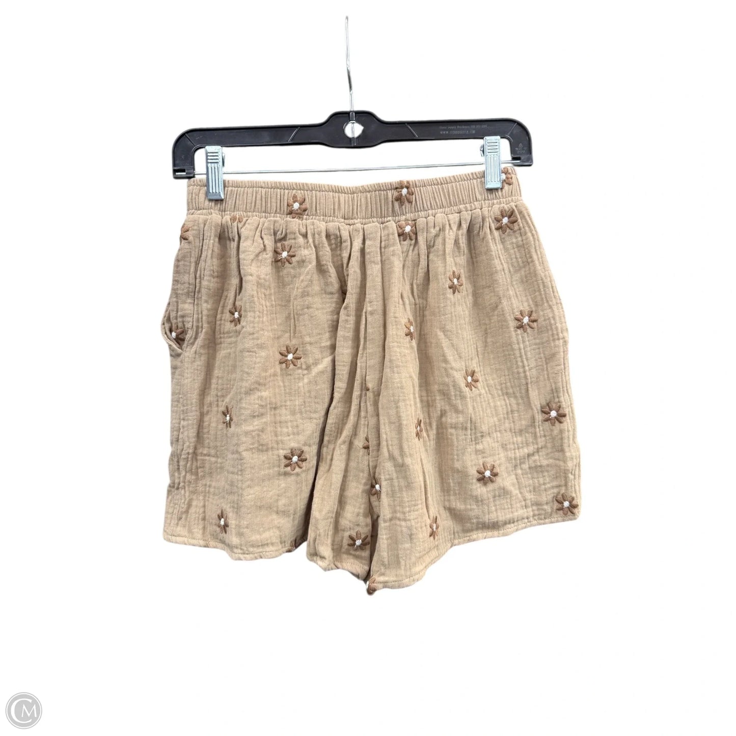 Shorts By Clothes Mentor In Brown & Tan, Size: S