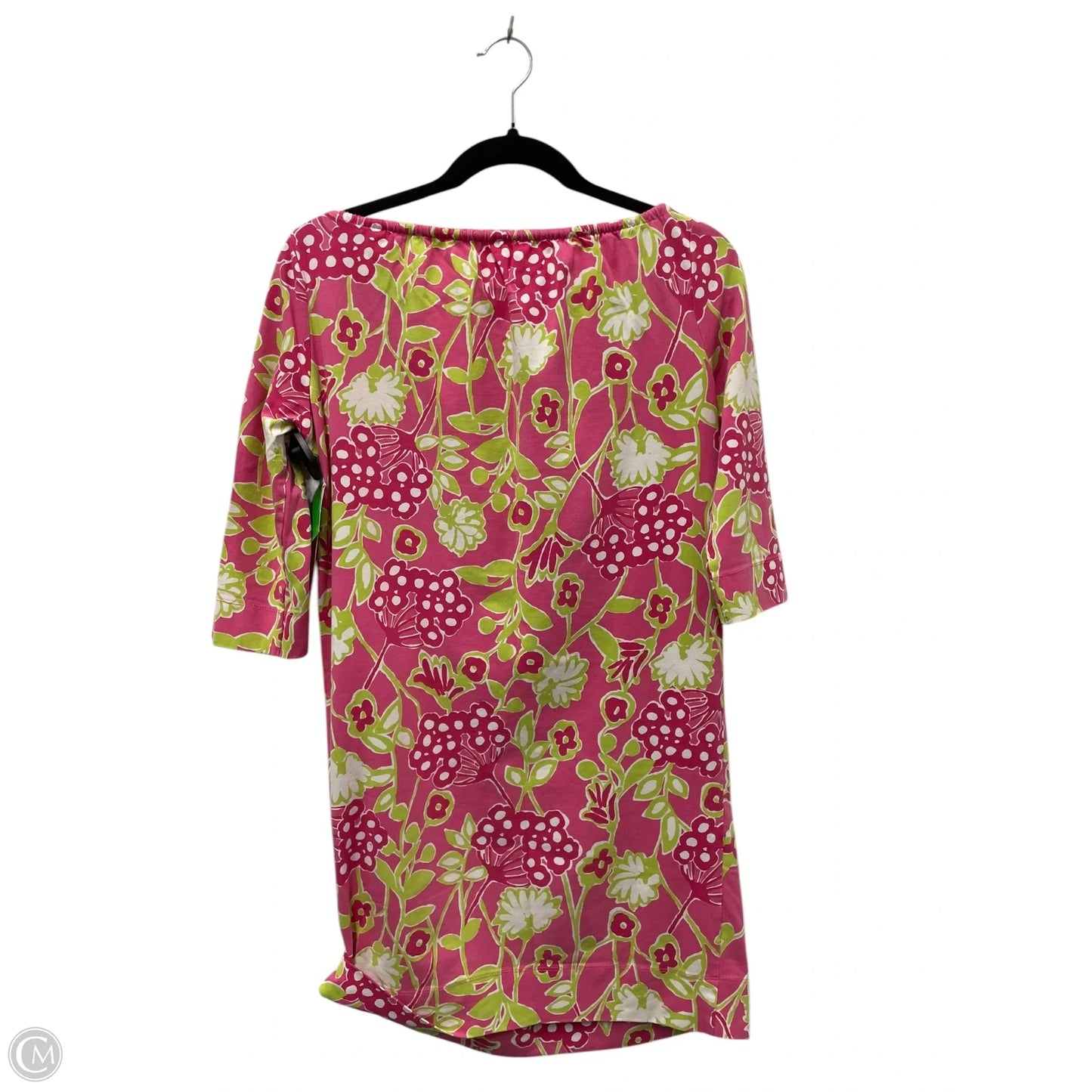 Dress Designer By Lilly Pulitzer In Green & Pink, Size: Xs