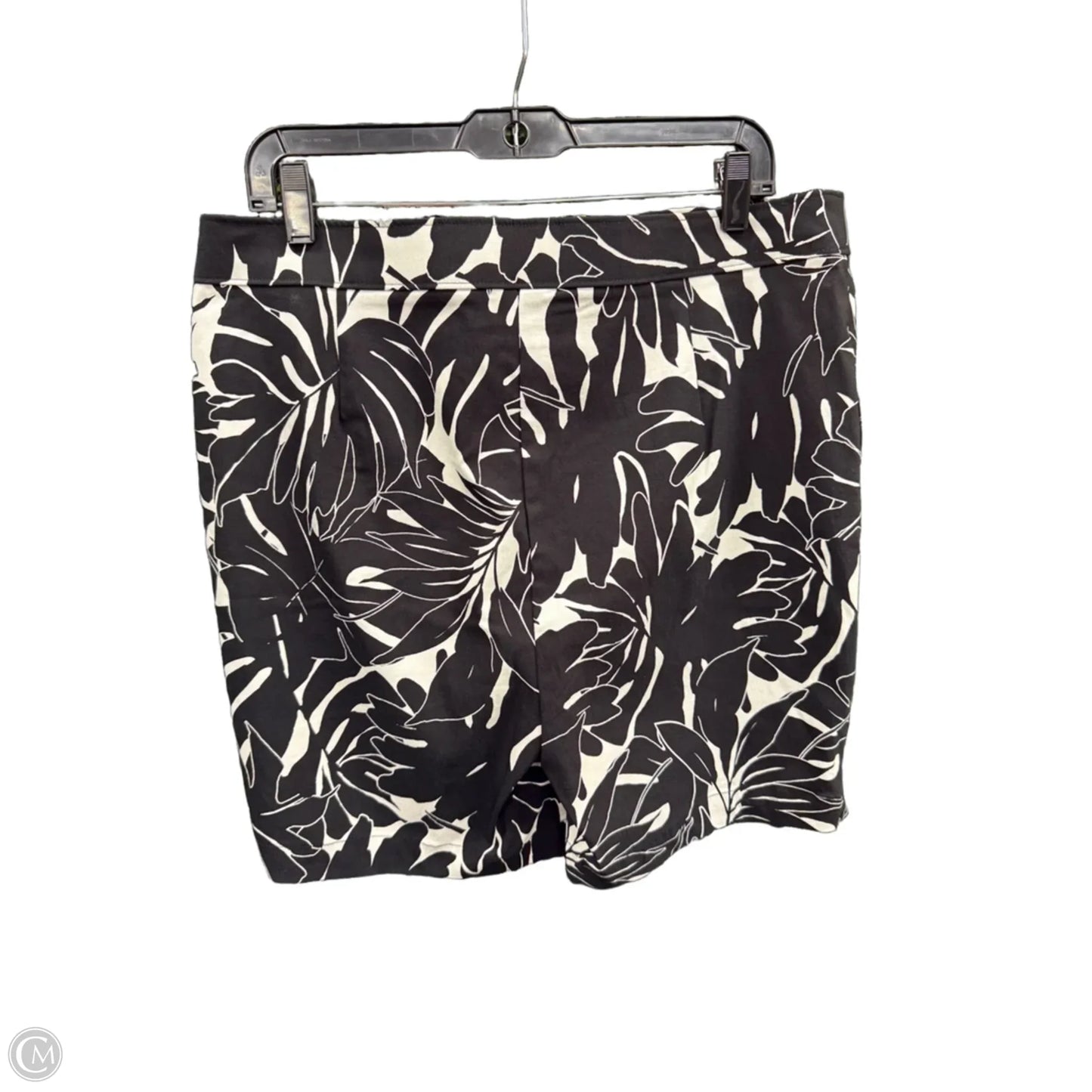 Shorts By Rafaella In Black & White, Size: 14