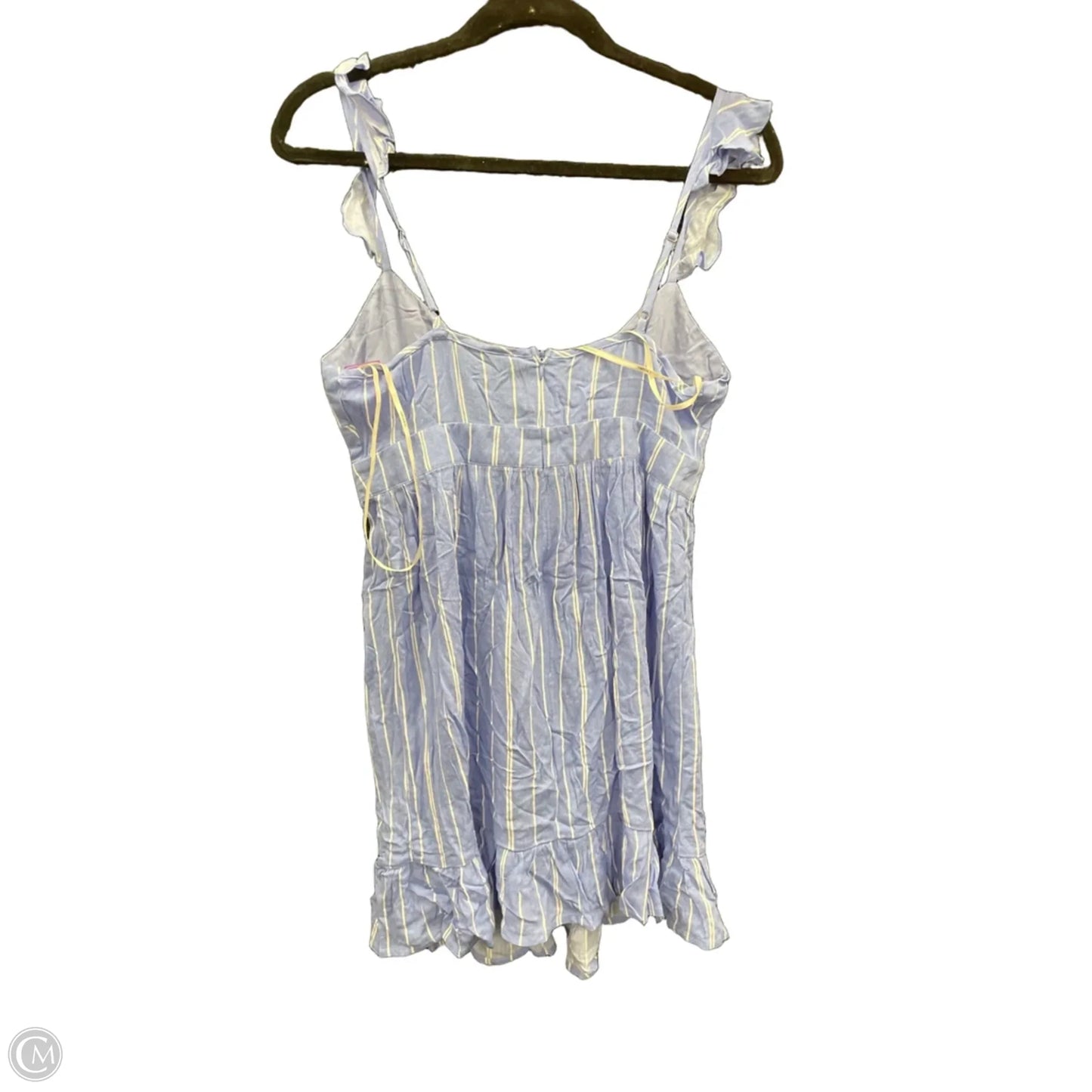 Dress Casual Short By Forever 21 In Blue & White, Size: M