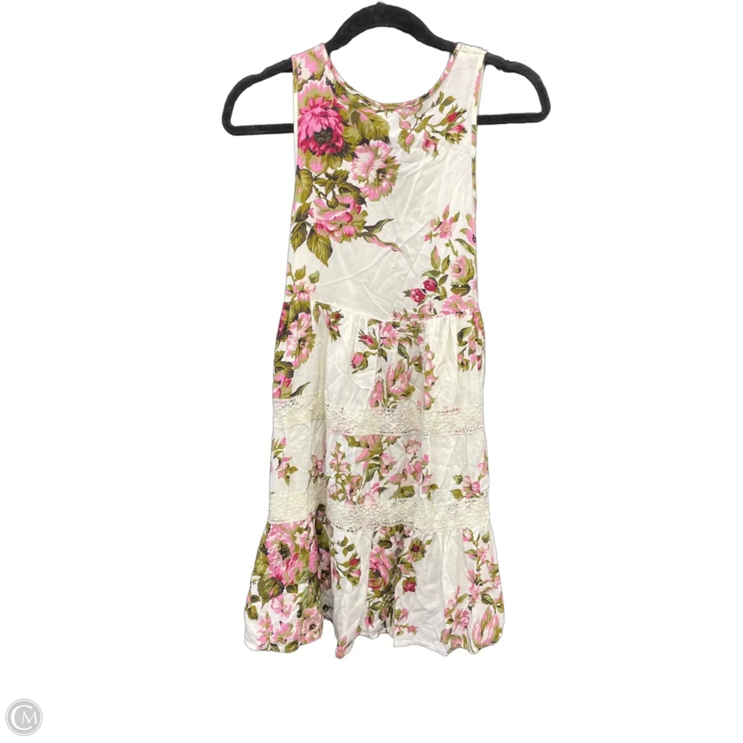 Dress Casual Short By Xhilaration In Green & Pink, Size: Xs