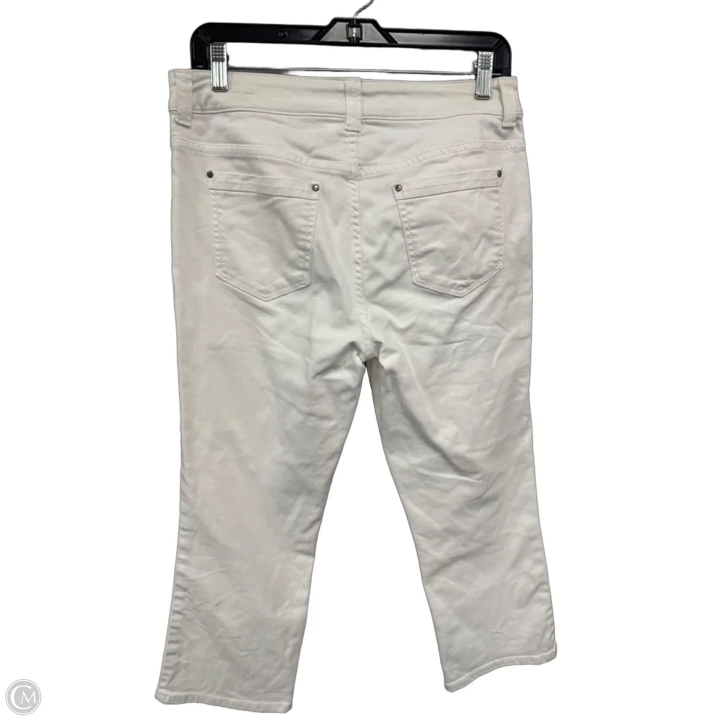 Jeans Cropped By Chicos In White, Size: S