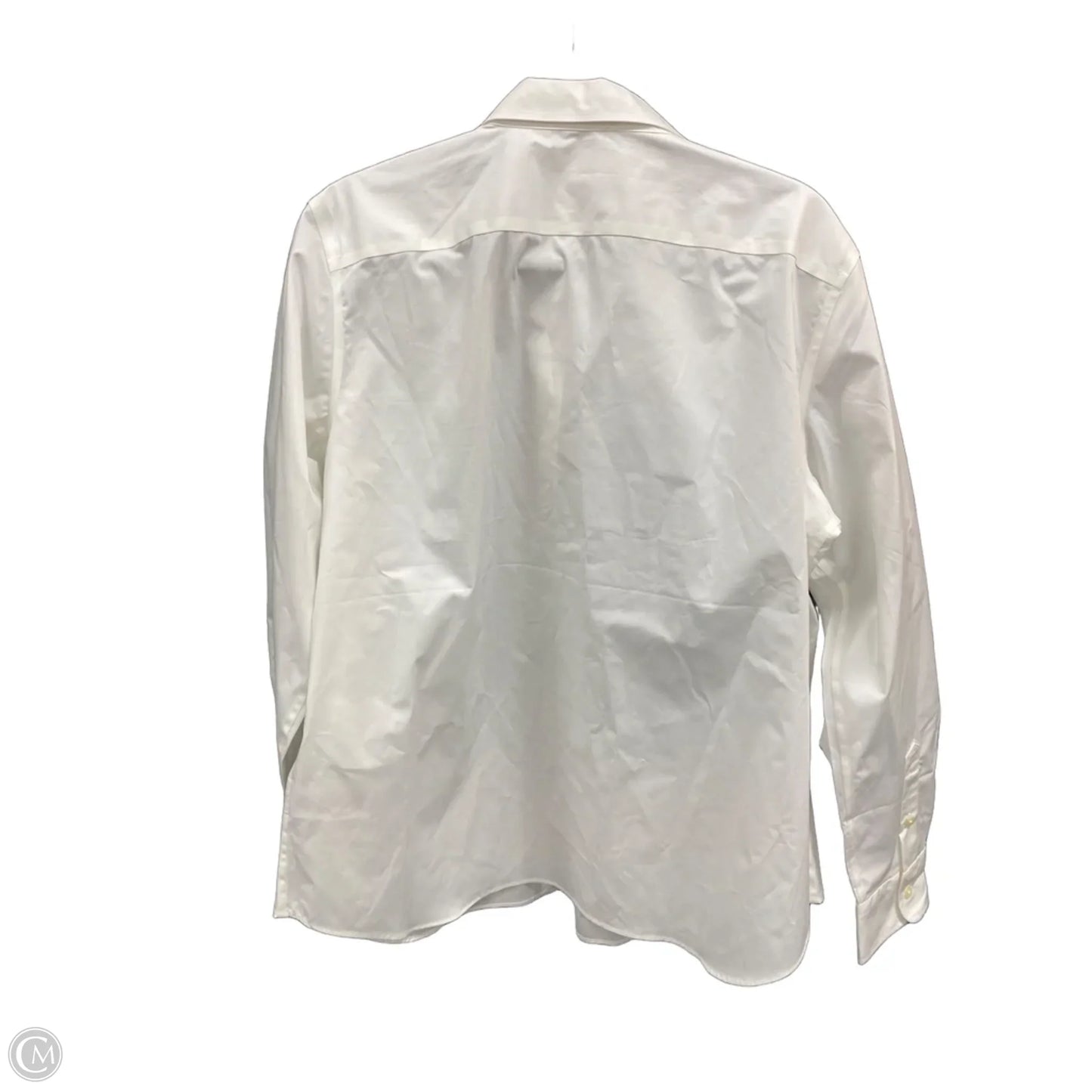 Blouse Long Sleeve By Lauren By Ralph Lauren In White, Size: Xxl