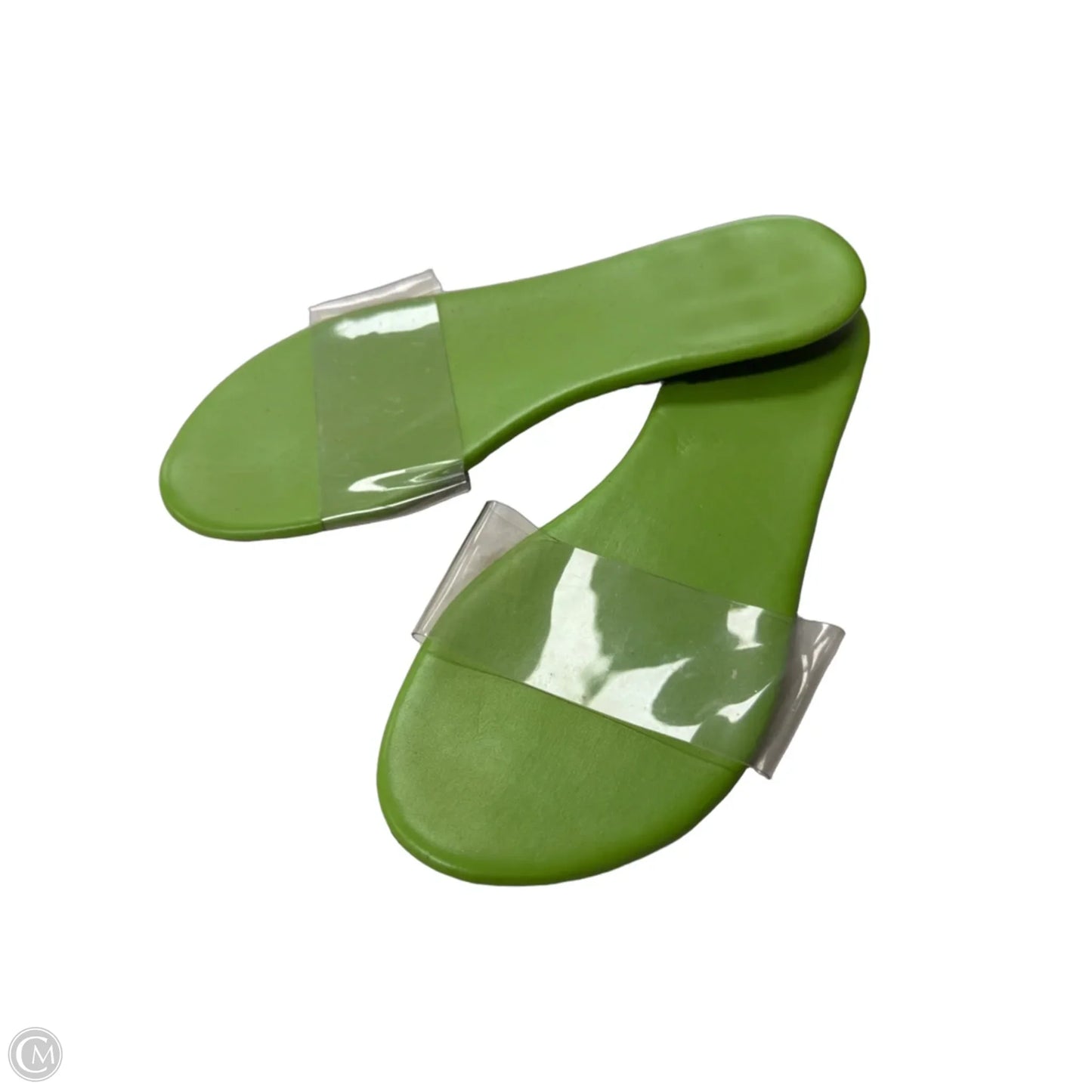 Sandals Flats By Cmf In Green, Size: 10.5