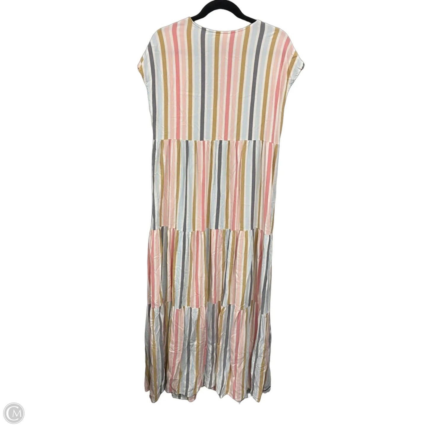 Dress Casual Maxi By Wonderly In Blue & Pink, Size: M