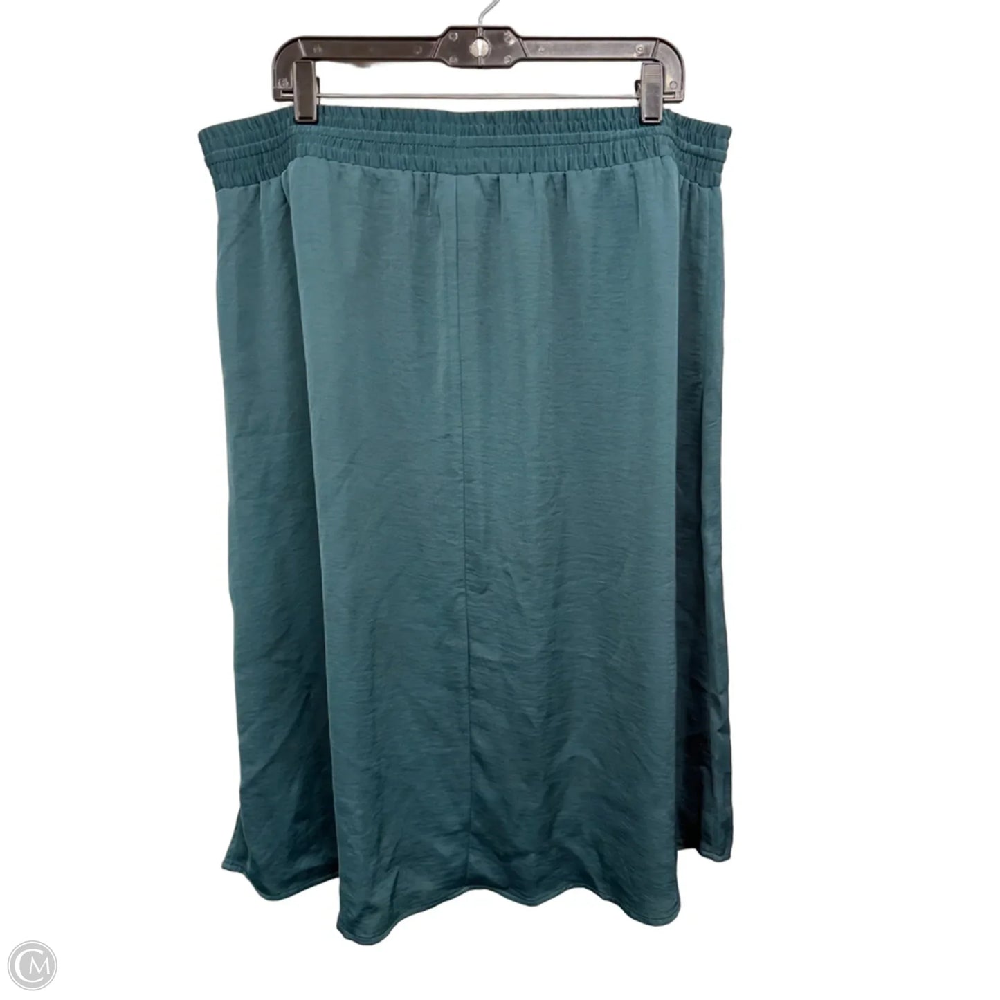 Skirt Midi By A New Day In Teal, Size: Xxl