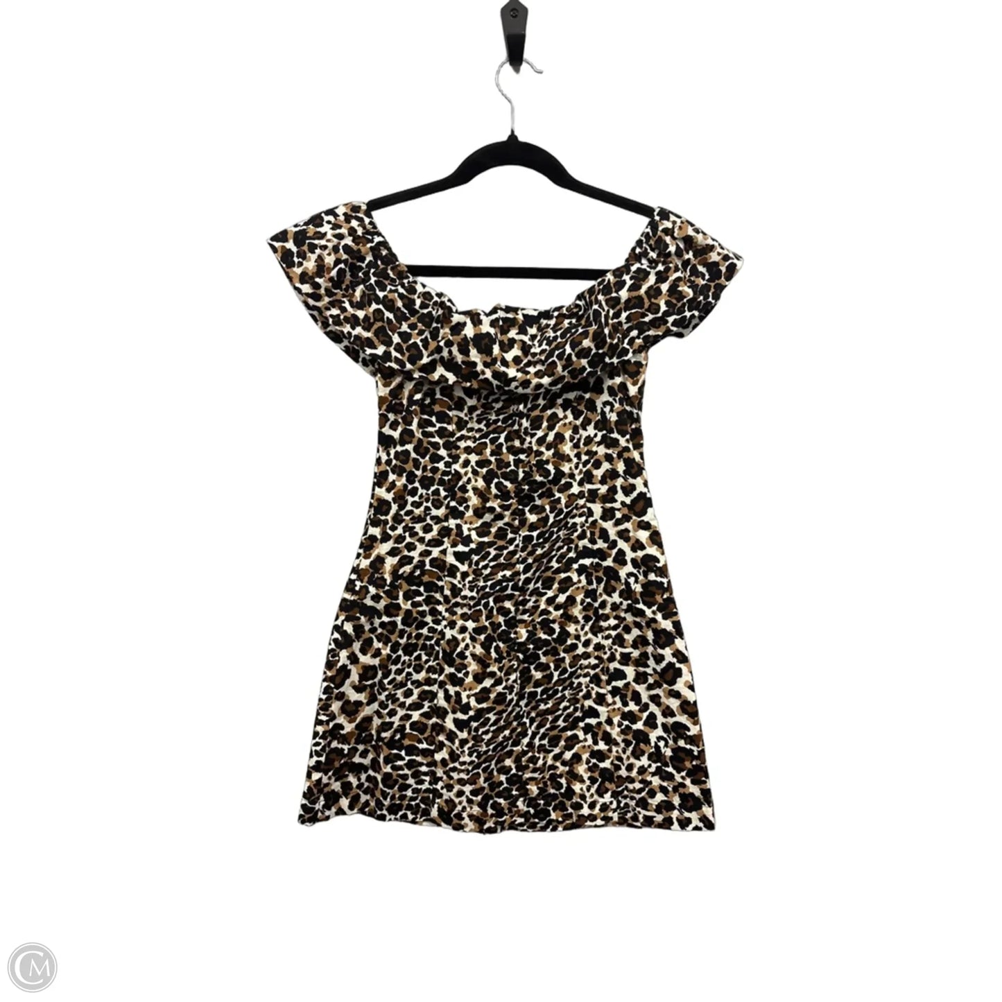 Dress Casual Short By Express In Black & Brown, Size: Xs