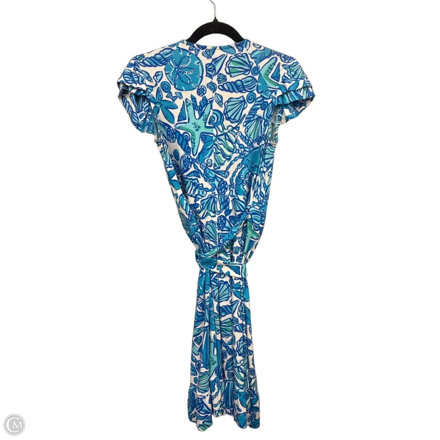Dress Designer By Lilly Pulitzer In Blue & White, Size: S