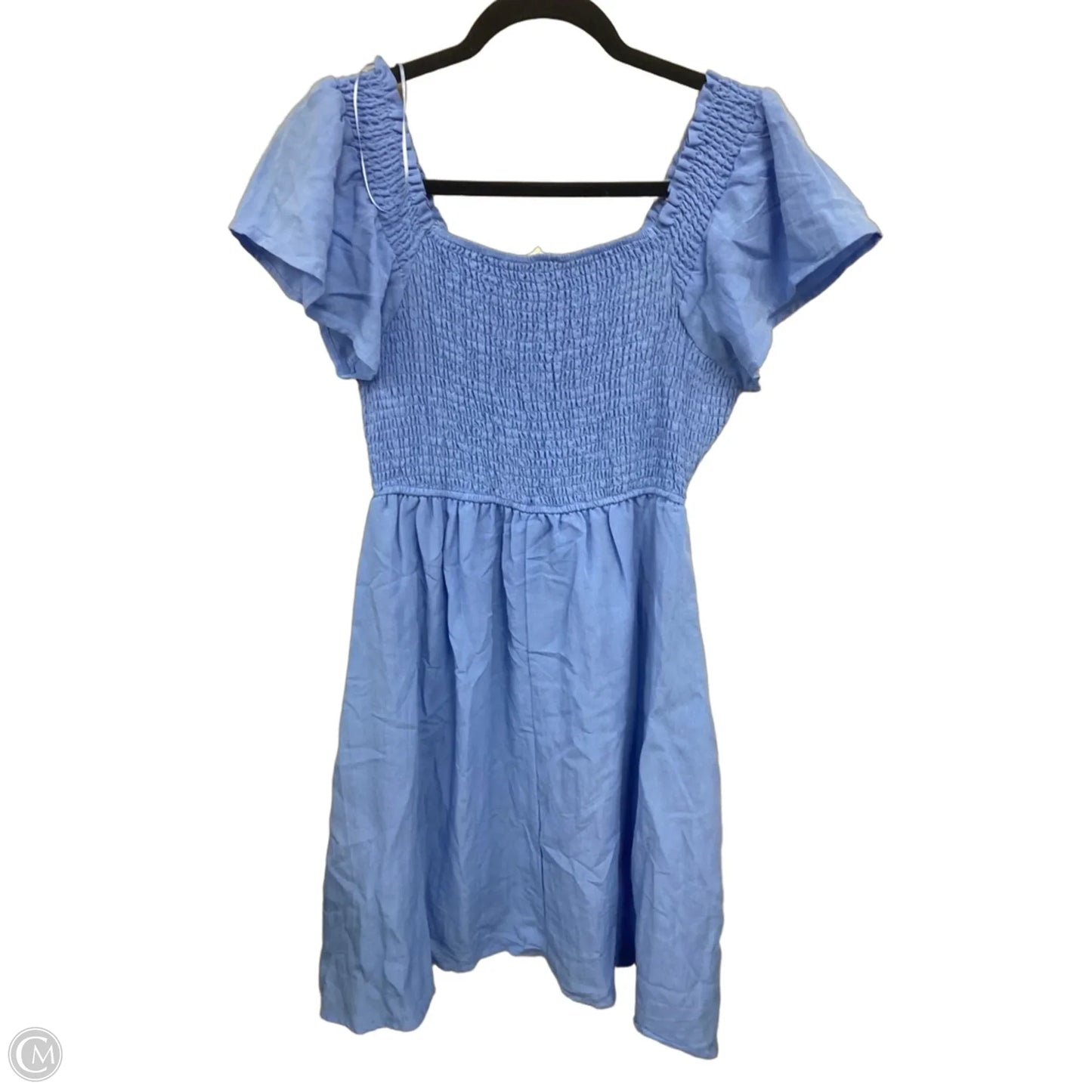 Dress Casual Short By Blu Pepper In Blue, Size: S