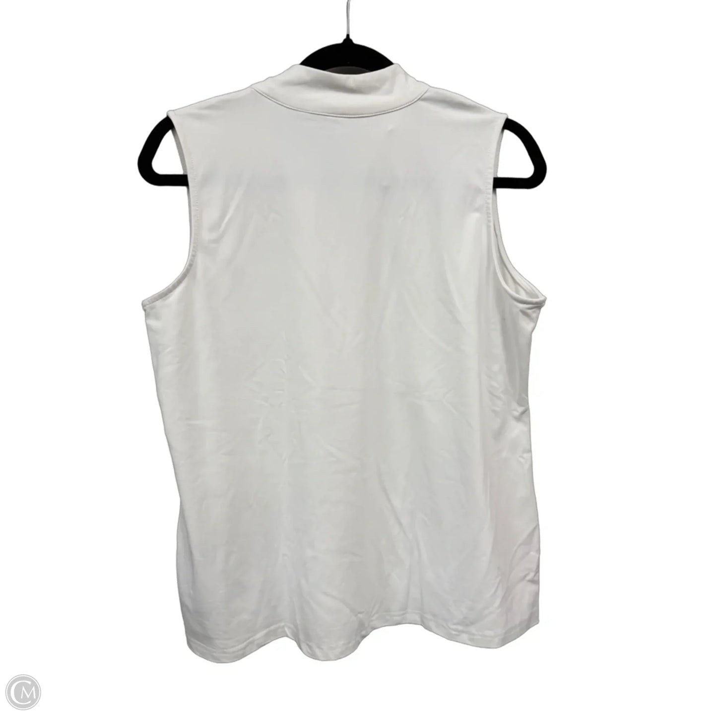 Top Sleeveless By Lulu In White, Size: L