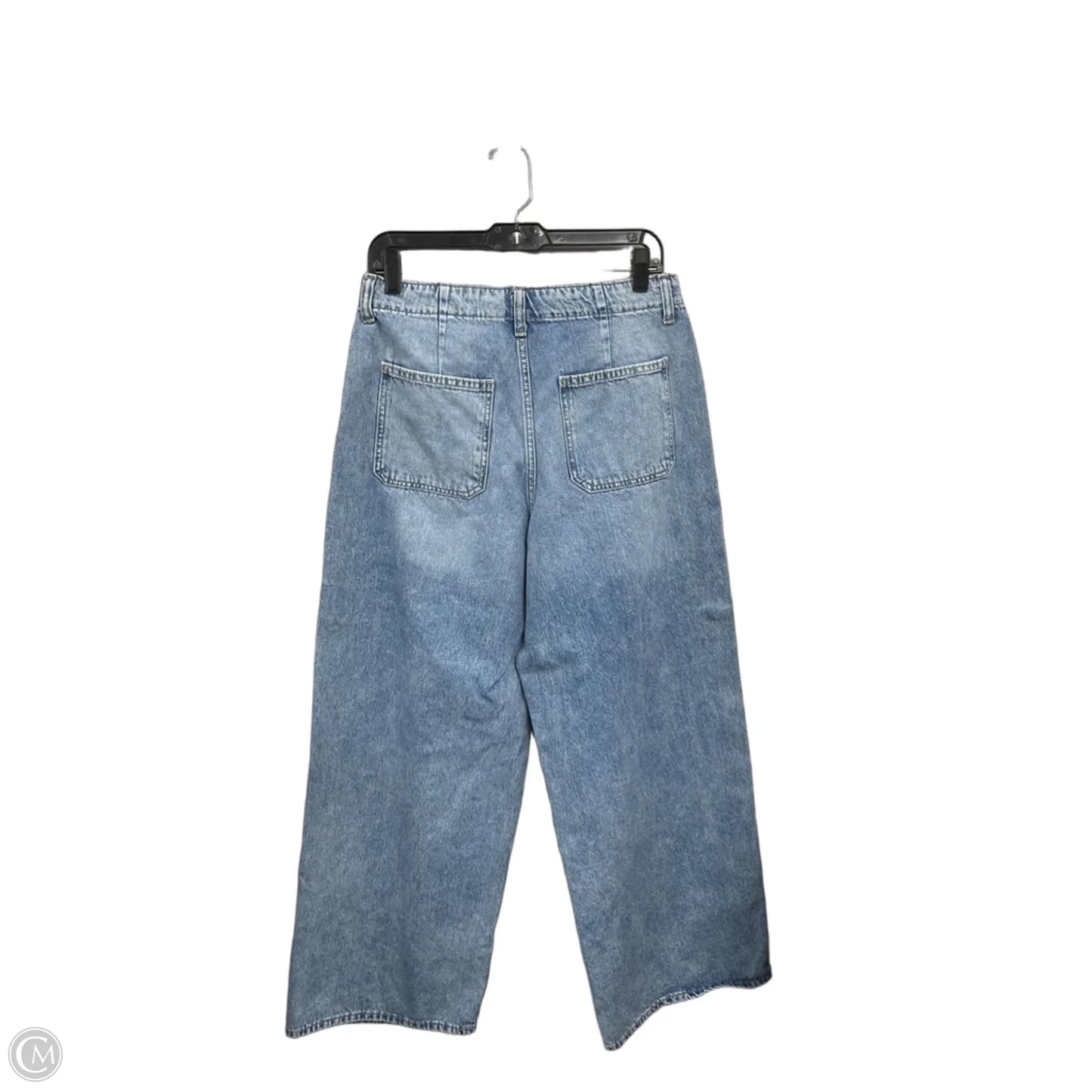Jeans Wide Leg By Old Navy In Blue Denim, Size: 8