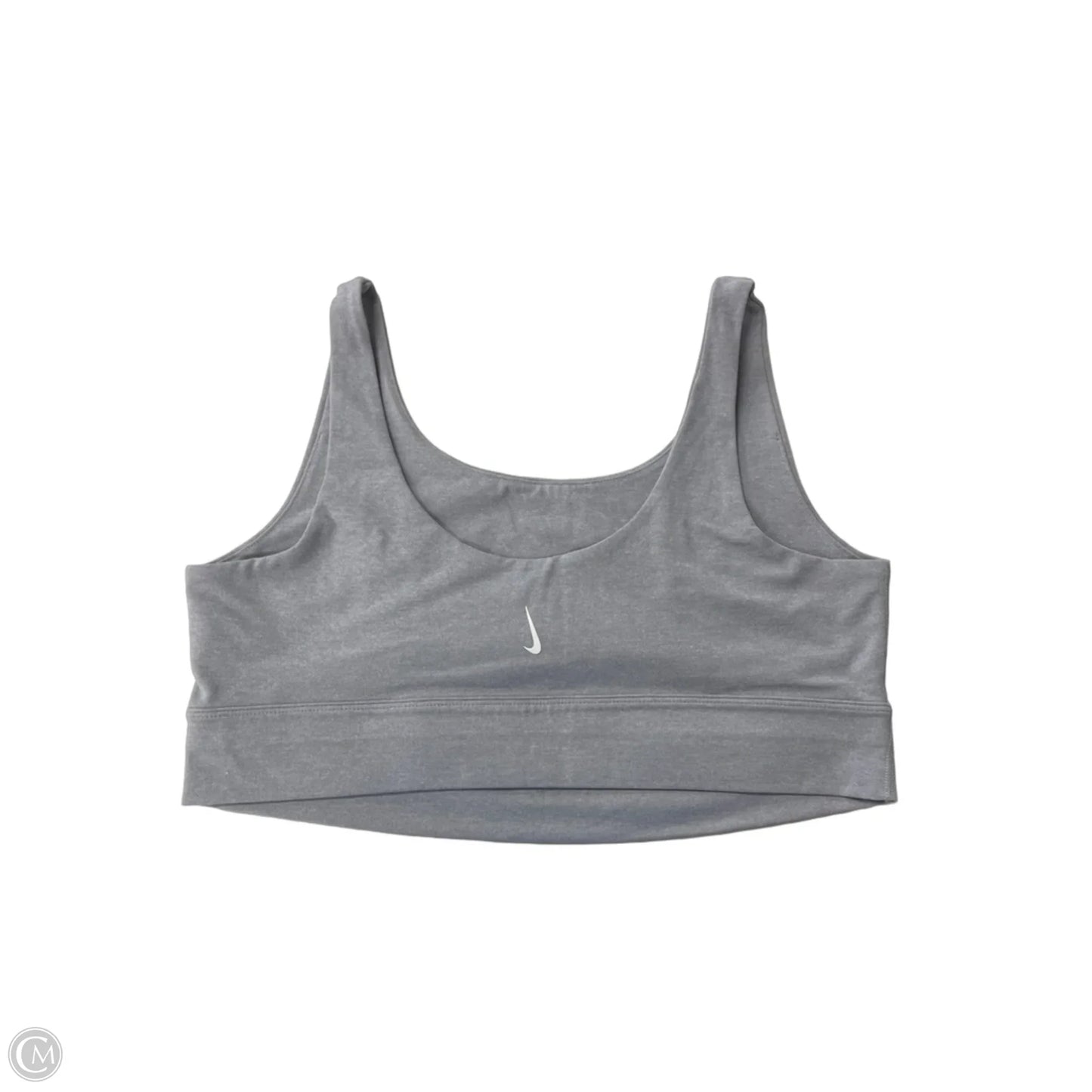Athletic Bra By Nike Apparel In Grey, Size: 1x