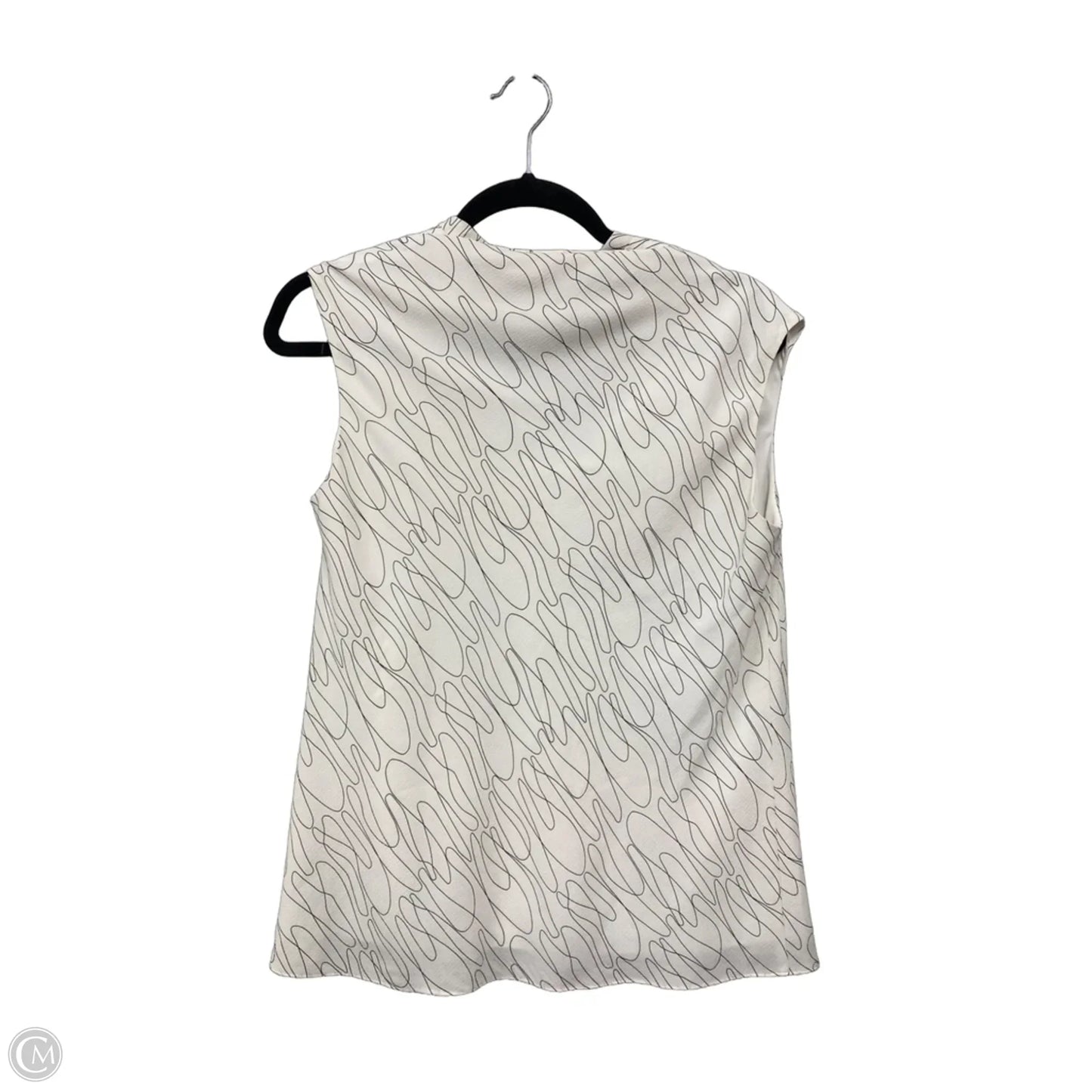 Top Sleeveless By Clothes Mentor In Black & White, Size: S