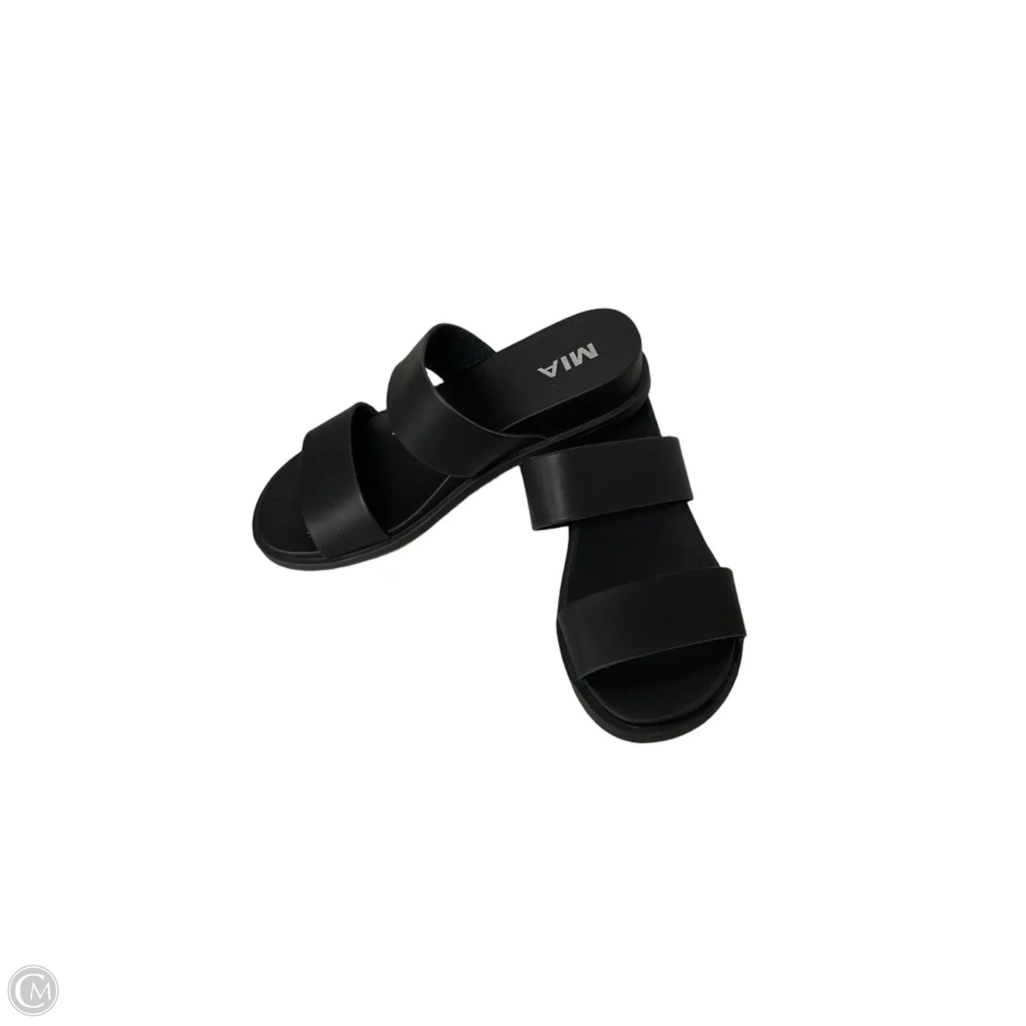 Sandals Heels Platform By Mia In Black, Size: 7