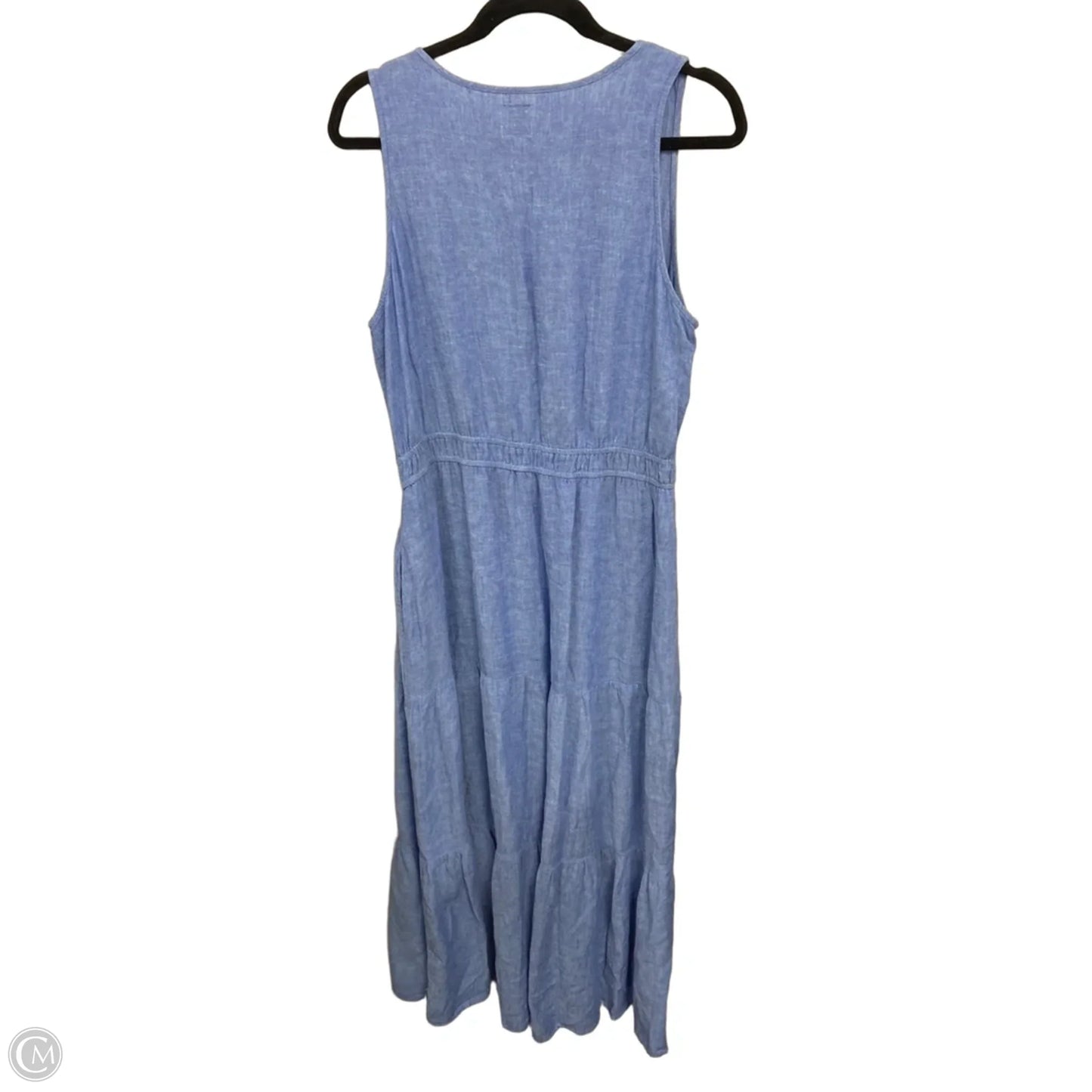 Dress Casual Maxi By Nic + Zoe In Blue, Size: L