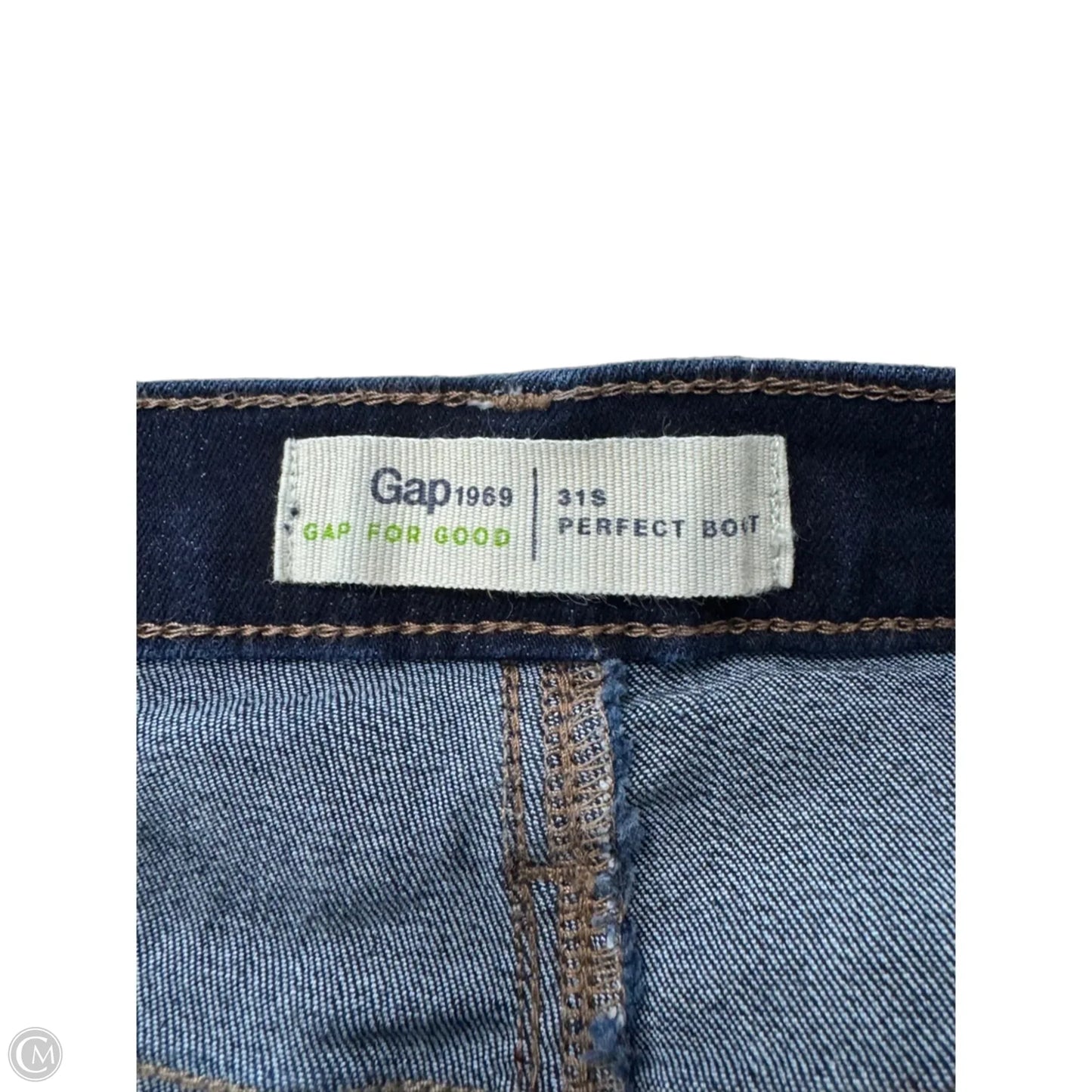 Jeans Boot Cut By Gap In Blue Denim, Size: 12