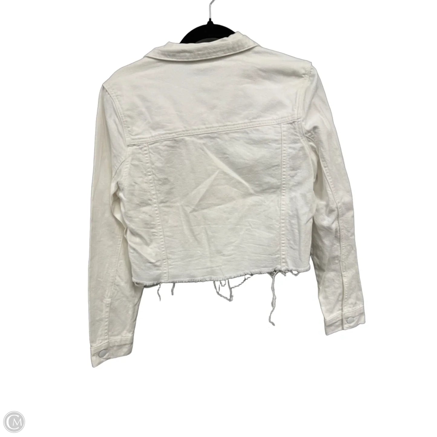 Jacket Denim By Velvet Heart In White Denim, Size: M