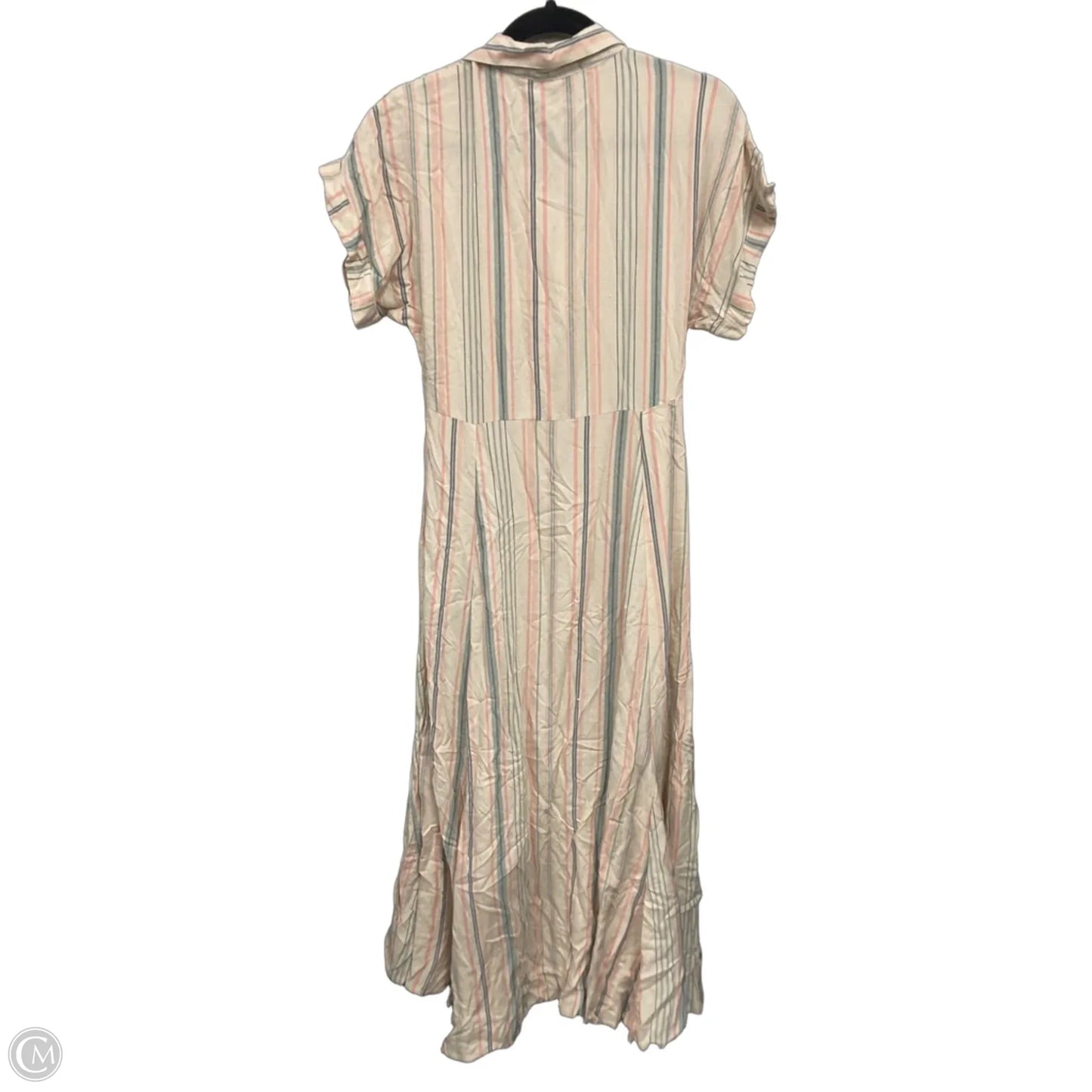 Dress Casual Maxi By Lovestitch In Cream & Green, Size: M