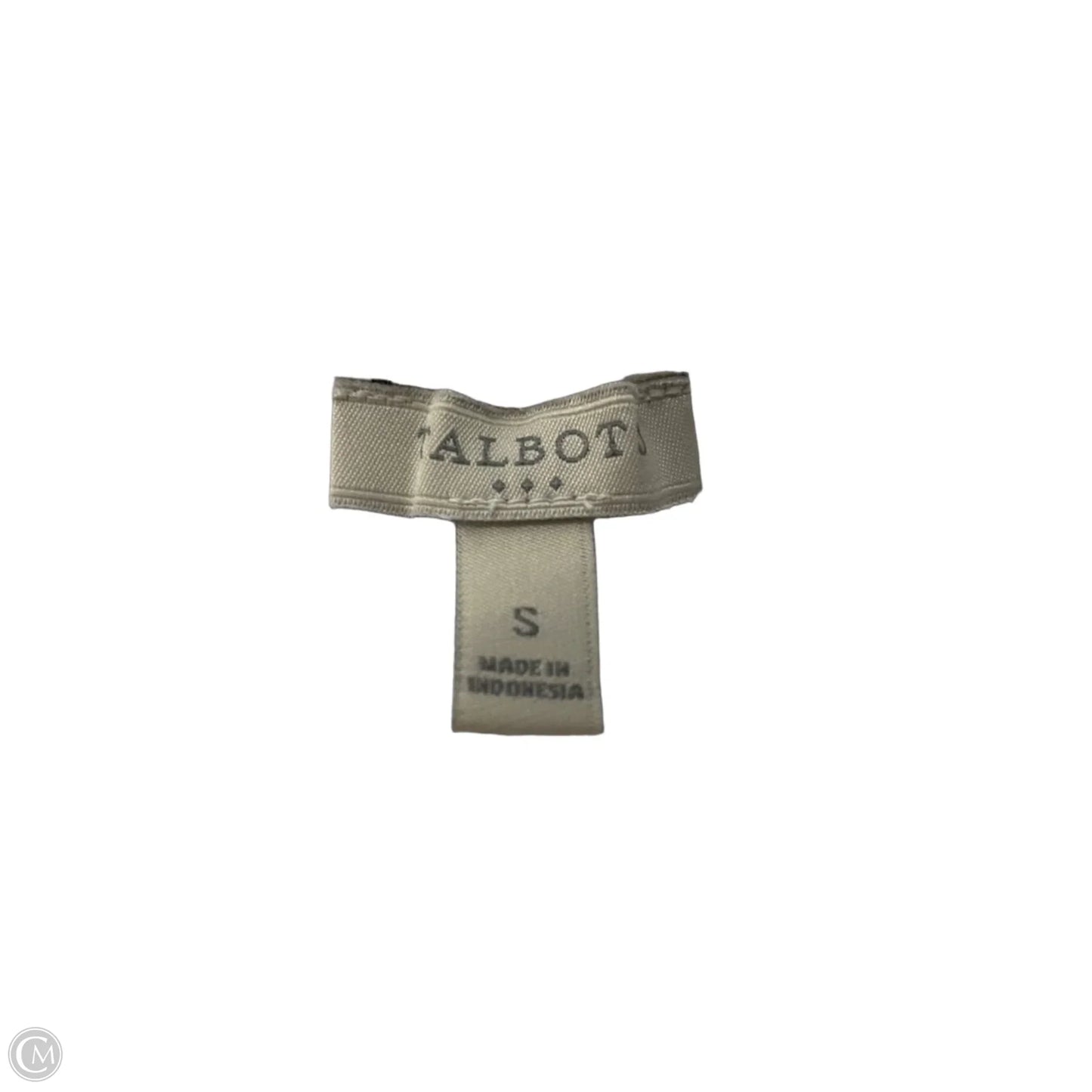 Sweatshirt Crewneck By Talbots In White & Yellow, Size: S