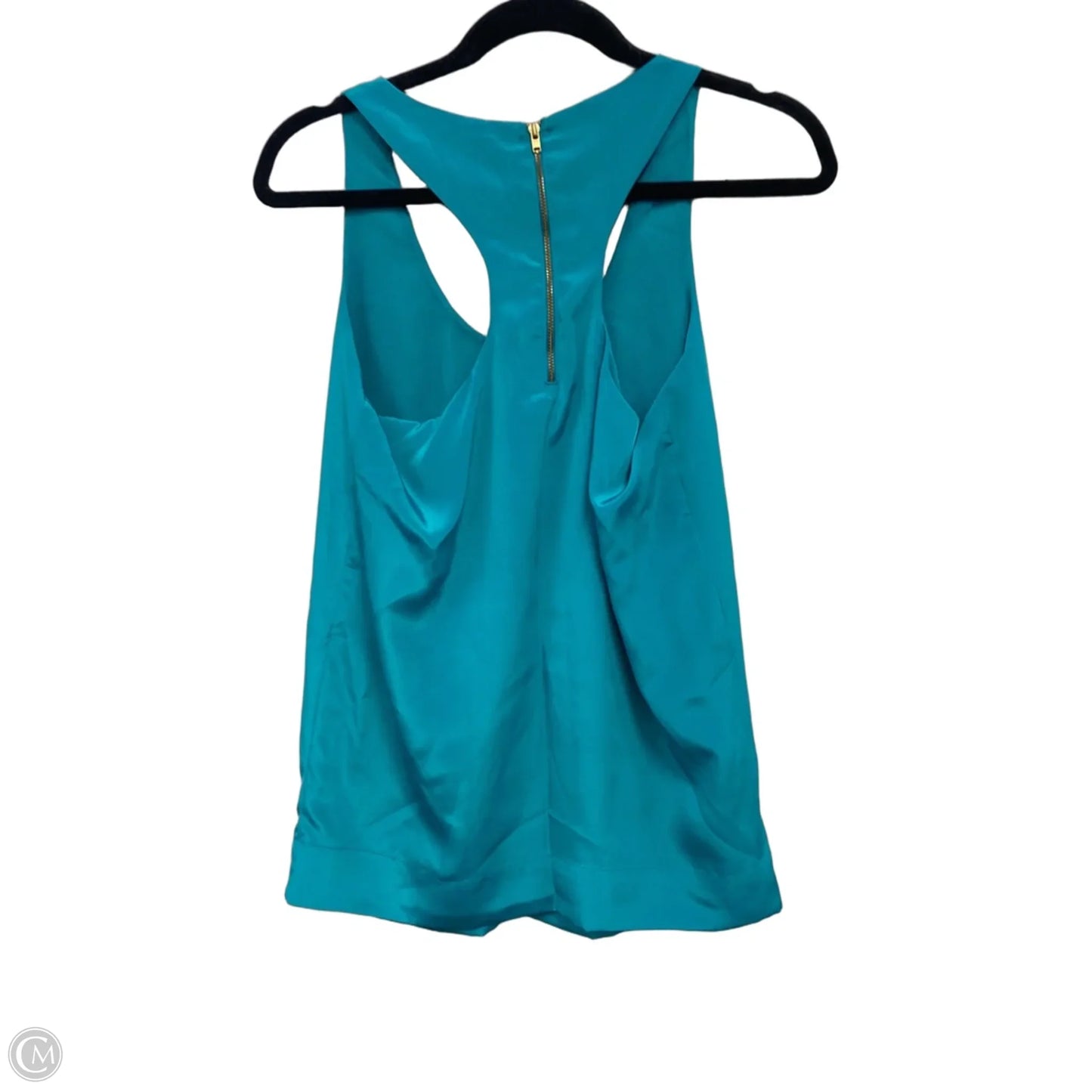 Blouse Sleeveless By Reiss In Teal, Size: 2