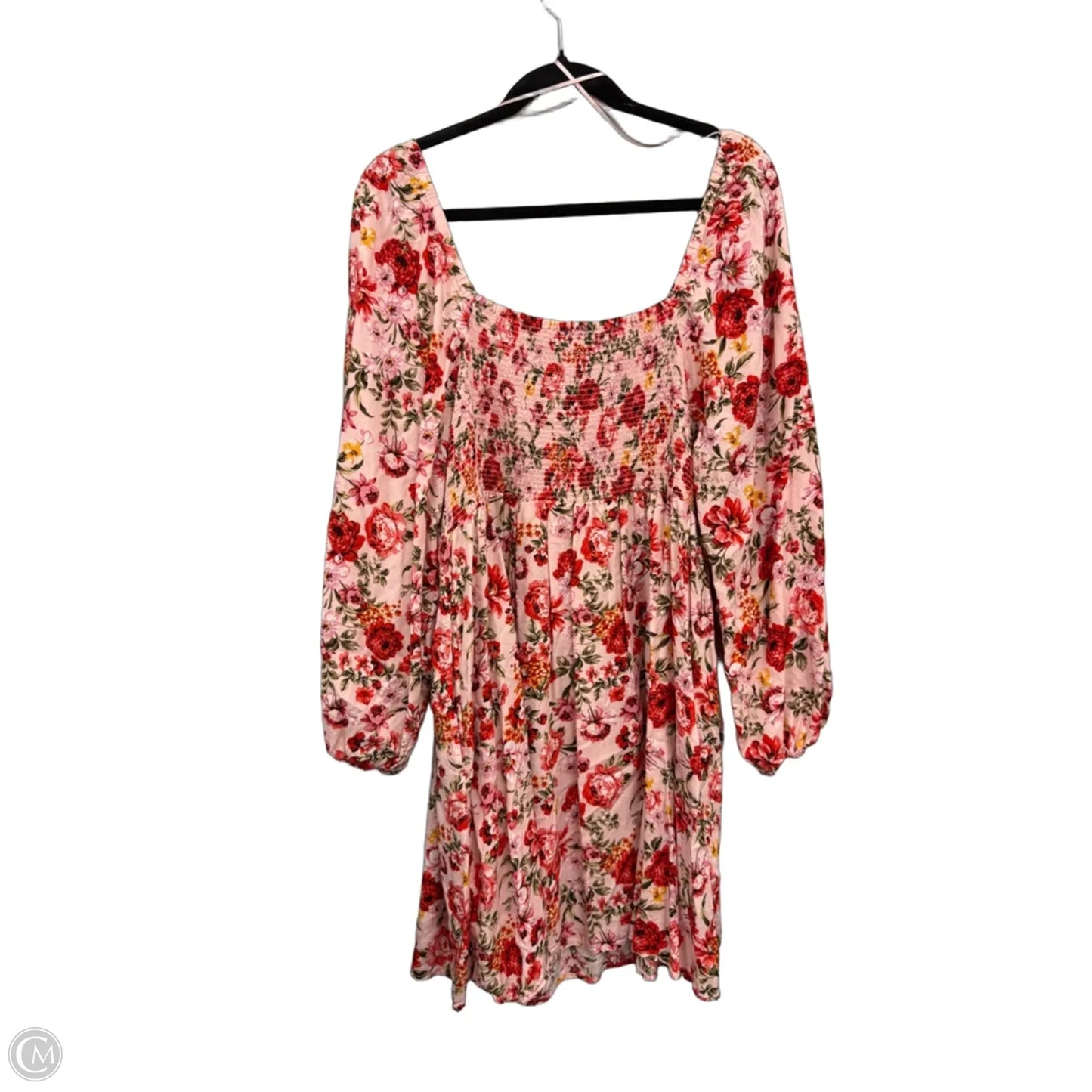 Dress Casual Short By Old Navy In Pink & Red, Size: 2x