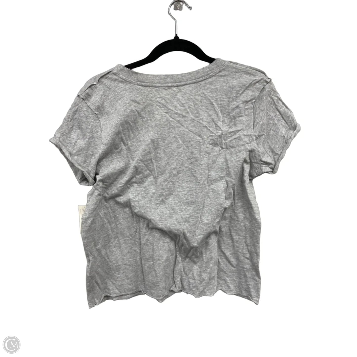 Top Short Sleeve By Anthropologie In Blue & Grey, Size: Xs