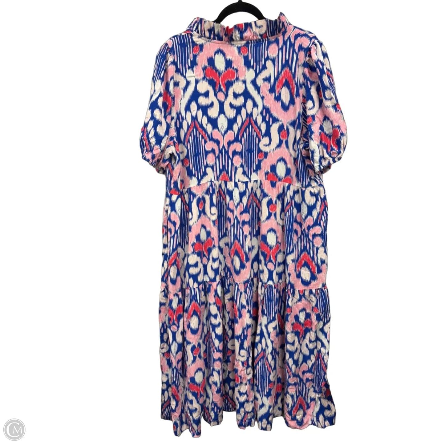 Dress Casual Maxi By Crown And Ivy In Blue & Pink, Size: Xxl