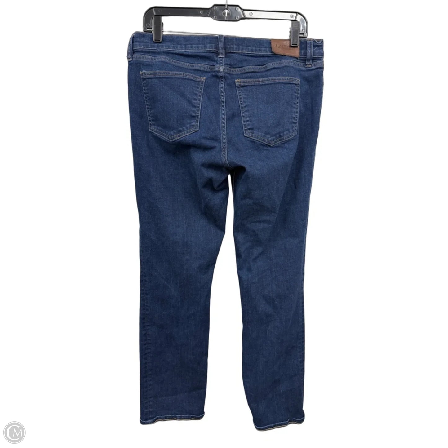 Jeans Skinny By Lauren By Ralph Lauren In Blue Denim, Size: 10