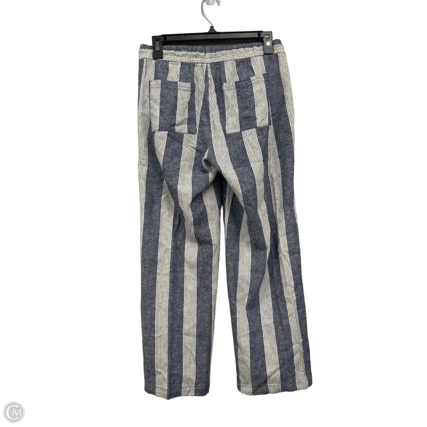 Pants Linen By Old Navy In Blue & White, Size: Sp