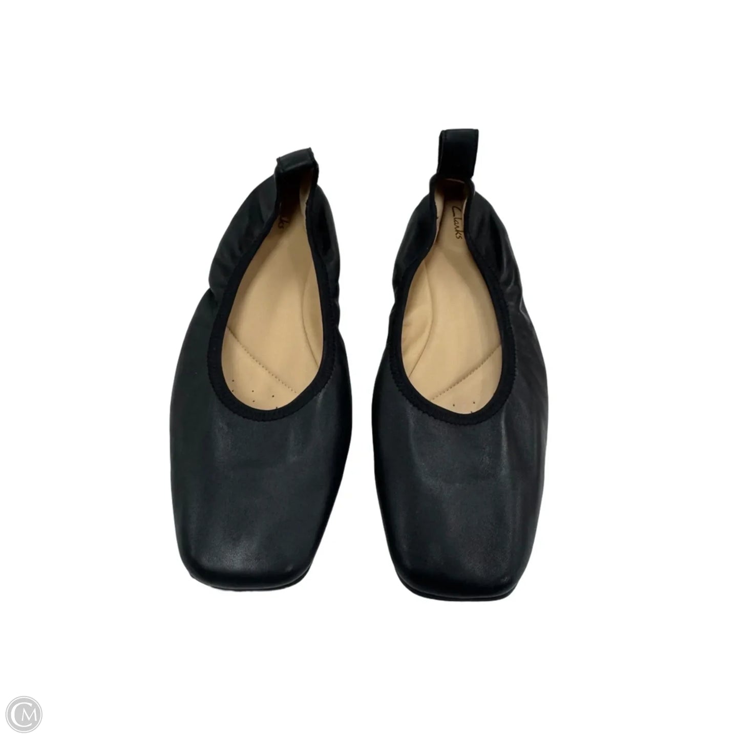 Shoes Flats By Clarks In Black, Size: 9