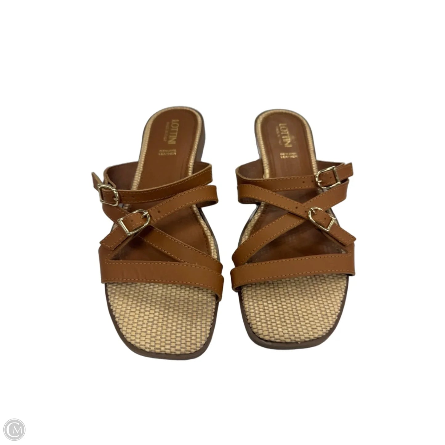 Sandals Flats By Cmc In Brown, Size: 9