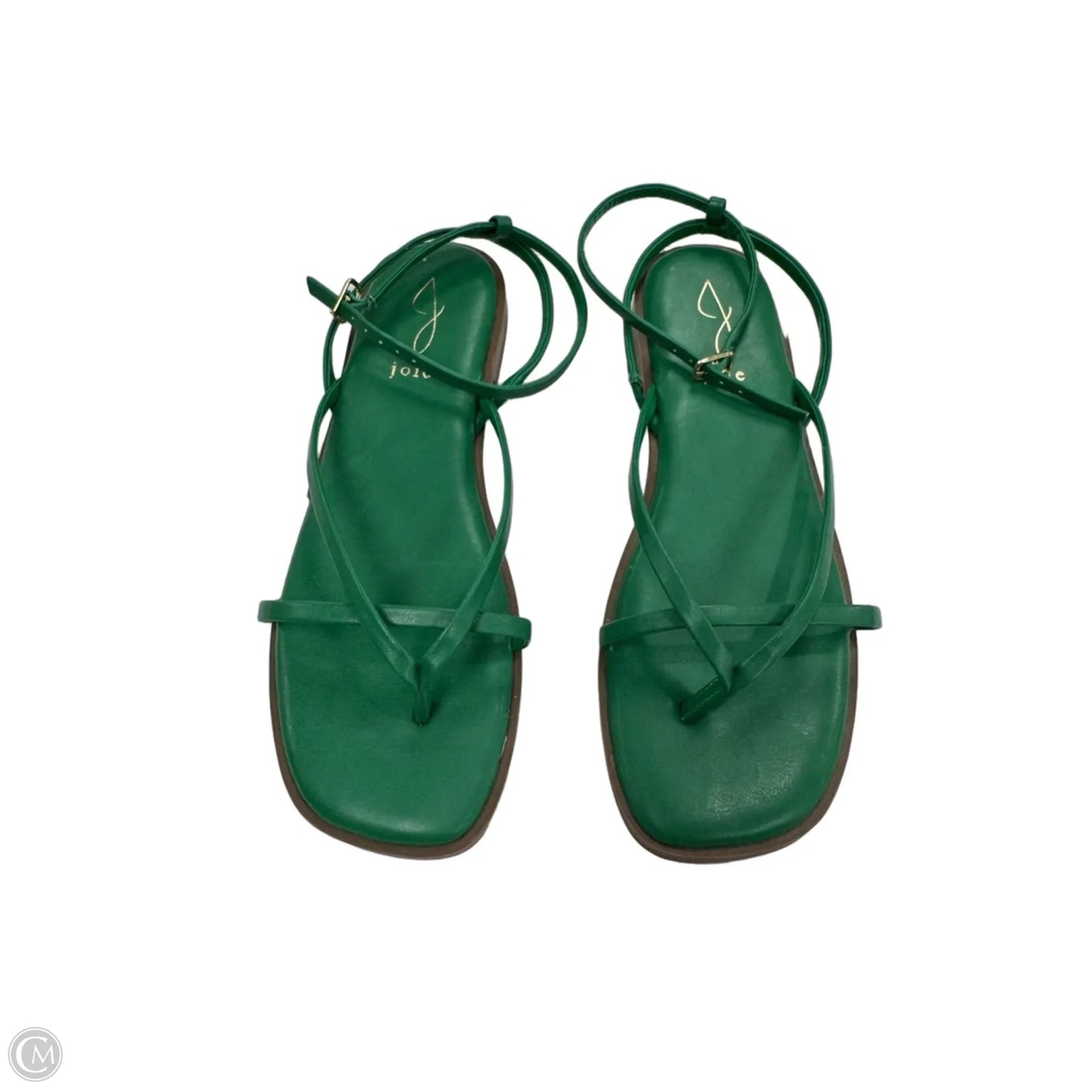 Sandals Flats By Joie In Green, Size: 9