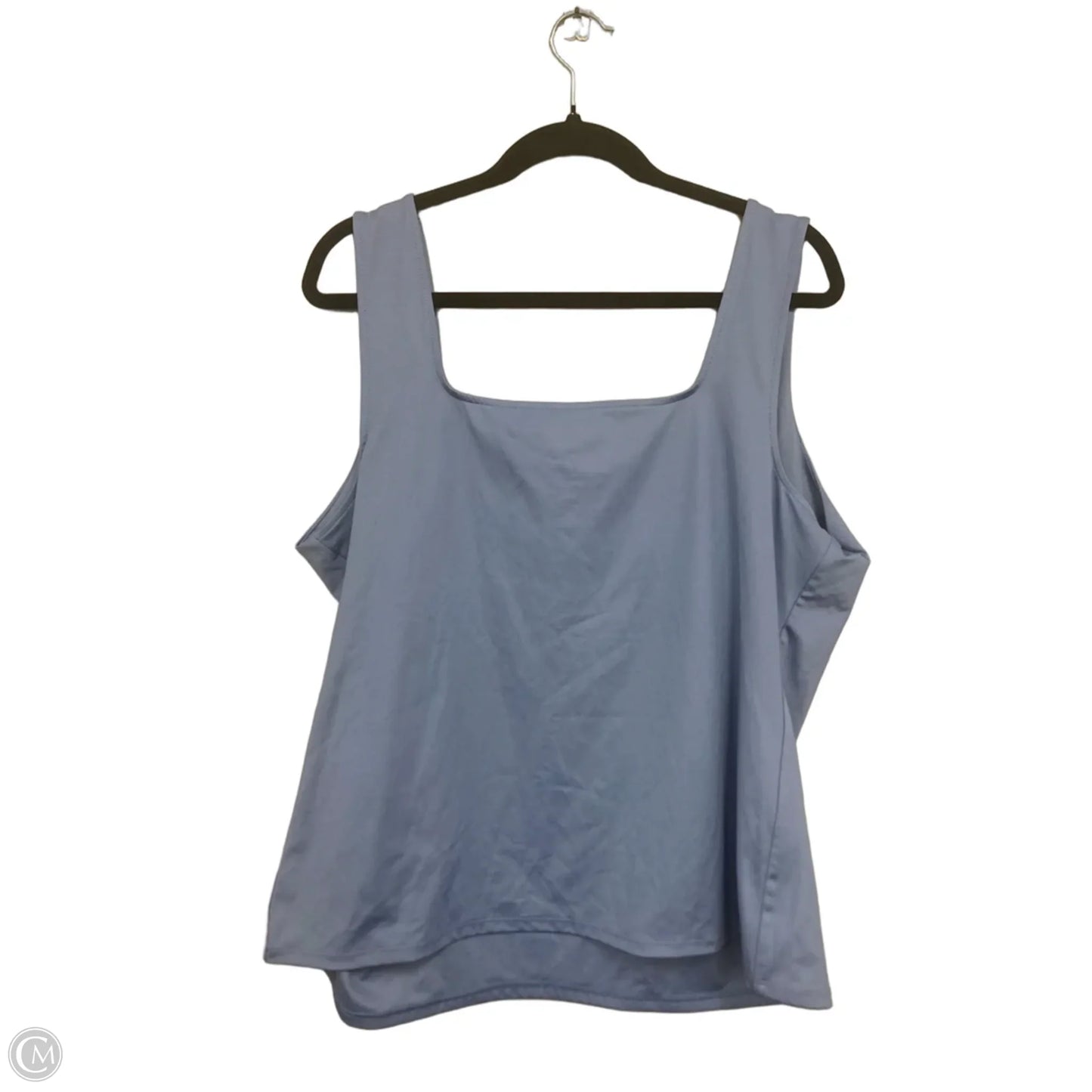 Top Sleeveless By Nine West Apparel In Blue, Size: 3x