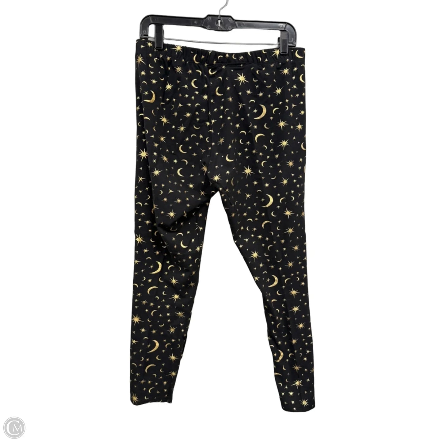 Pants Leggings By No Boundaries In Black & Gold, Size: Xl