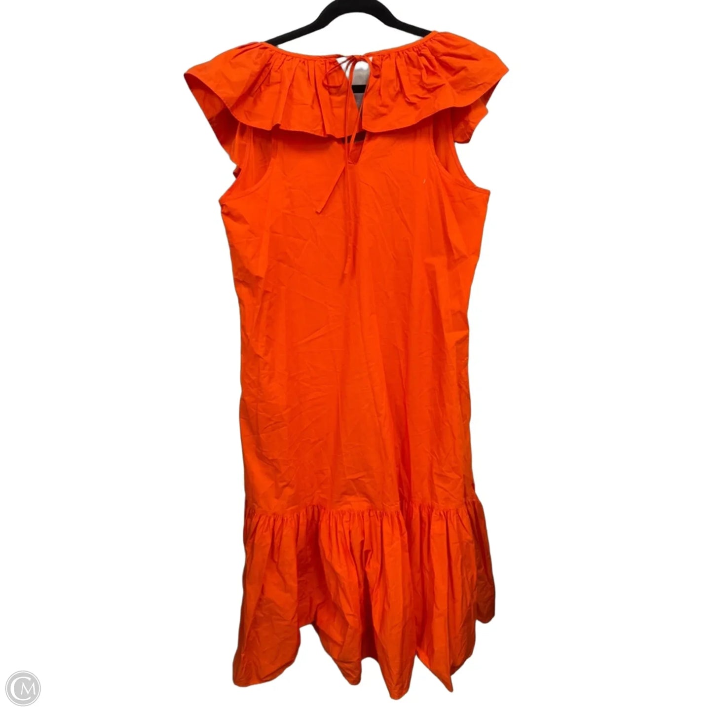 Dress Casual Midi By Cmb In Orange, Size: M