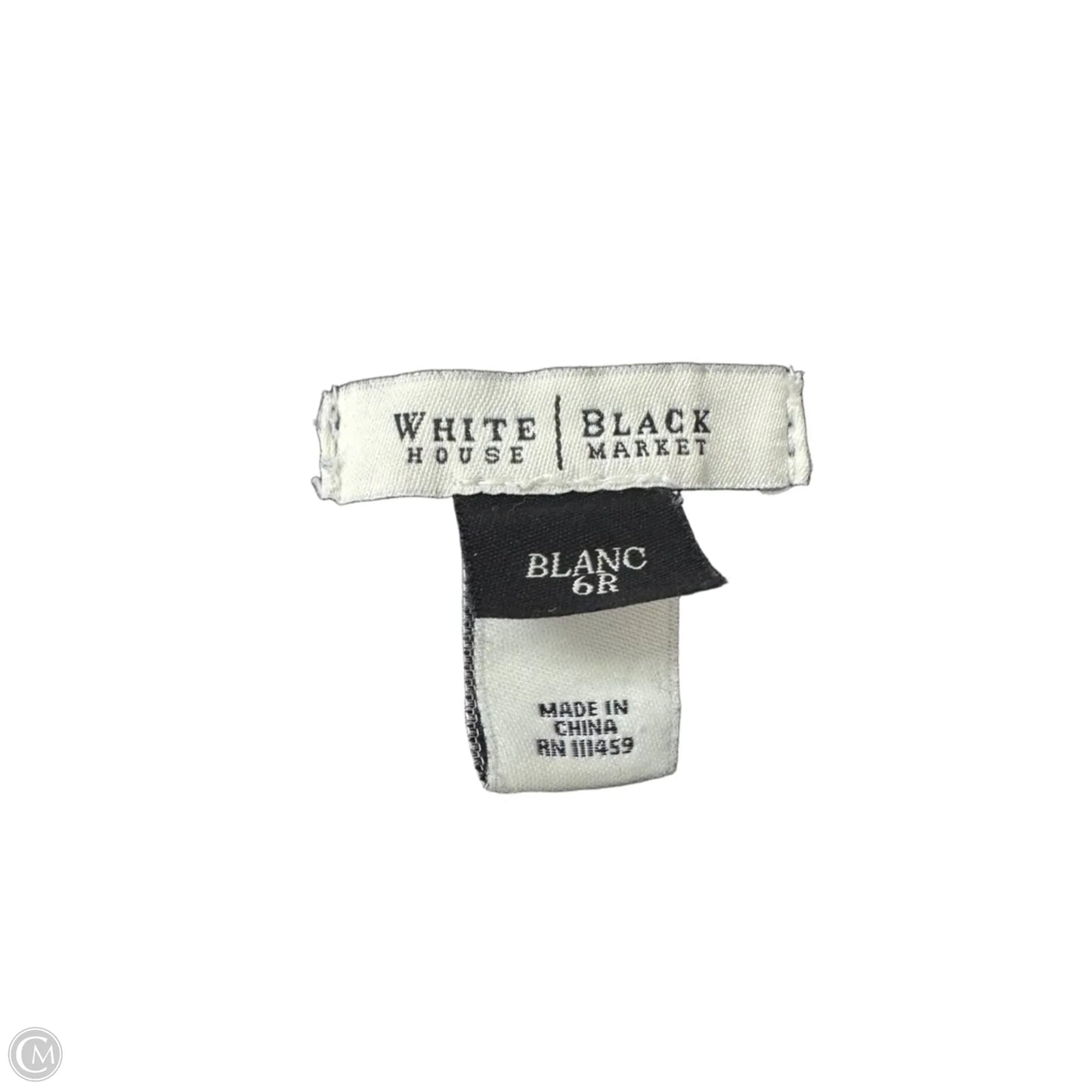 Jeans Straight By White House Black Market In Blue Denim, Size: 6
