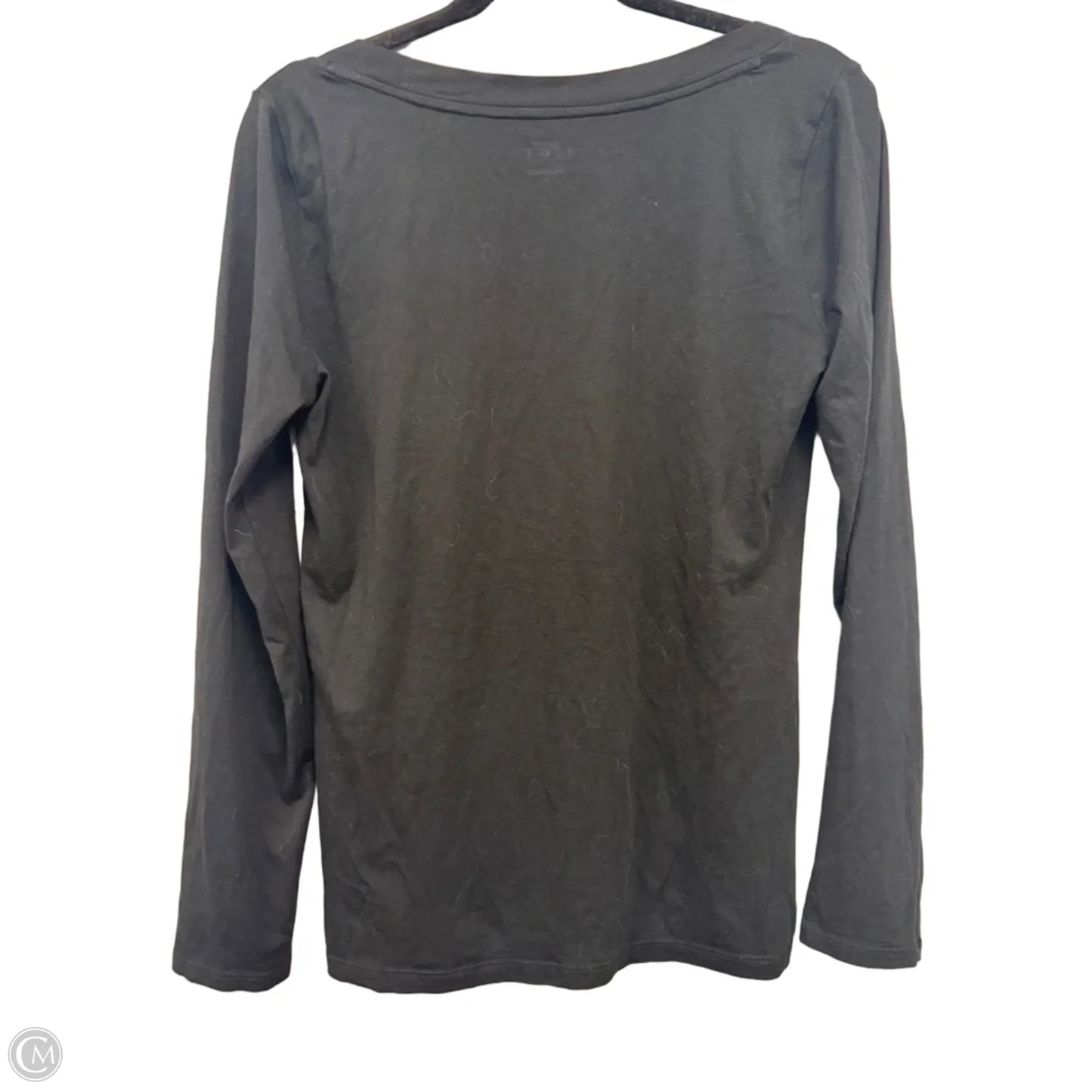 Top Long Sleeve Basic By Loft In Black, Size: M