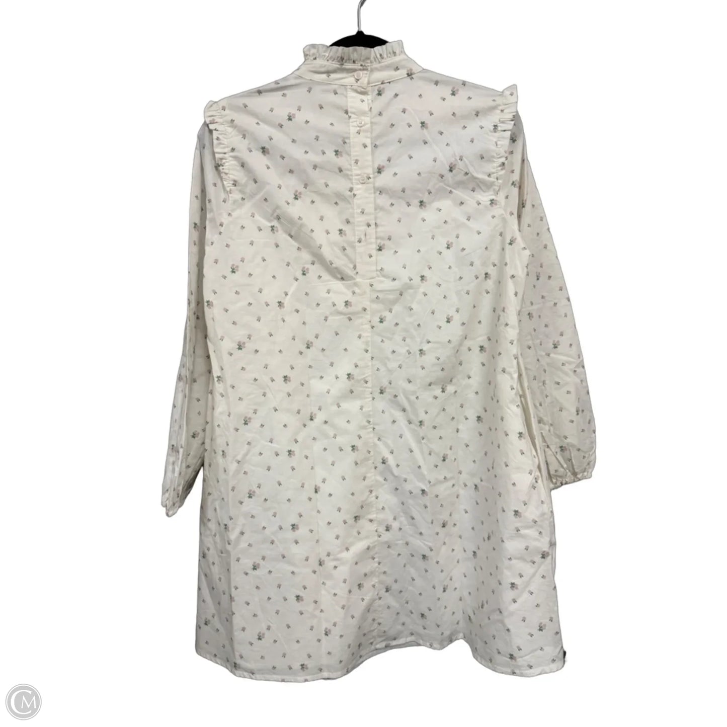 Dress Casual Short By English Factory In Pink & White, Size: Xs