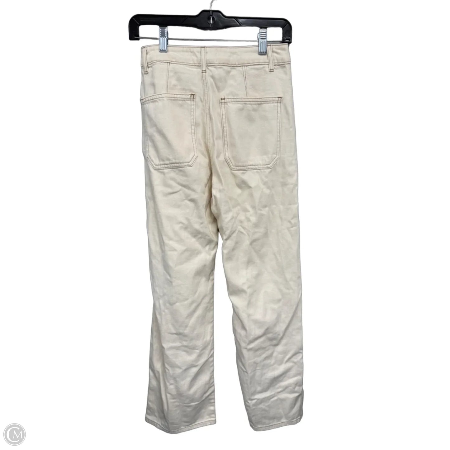 Jeans Wide Leg By Reformation In Cream, Size: 2