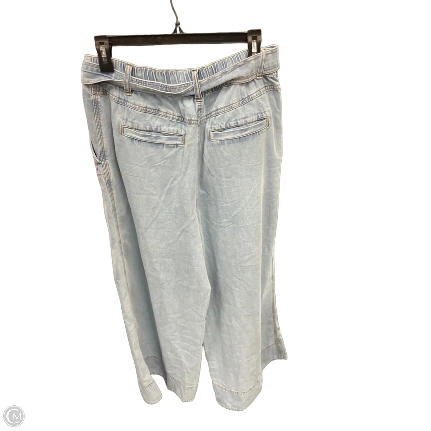 Pants Wide Leg By Loft In Blue, Size: 8