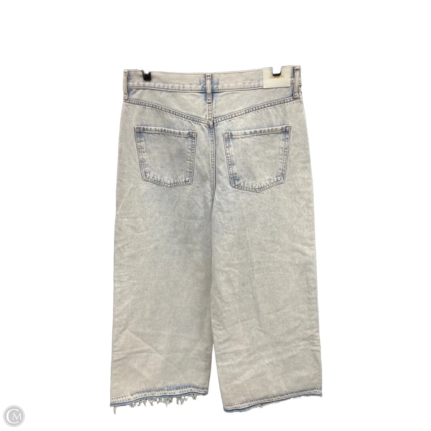 Jeans Wide Leg By Express In Blue Denim, Size: 10p