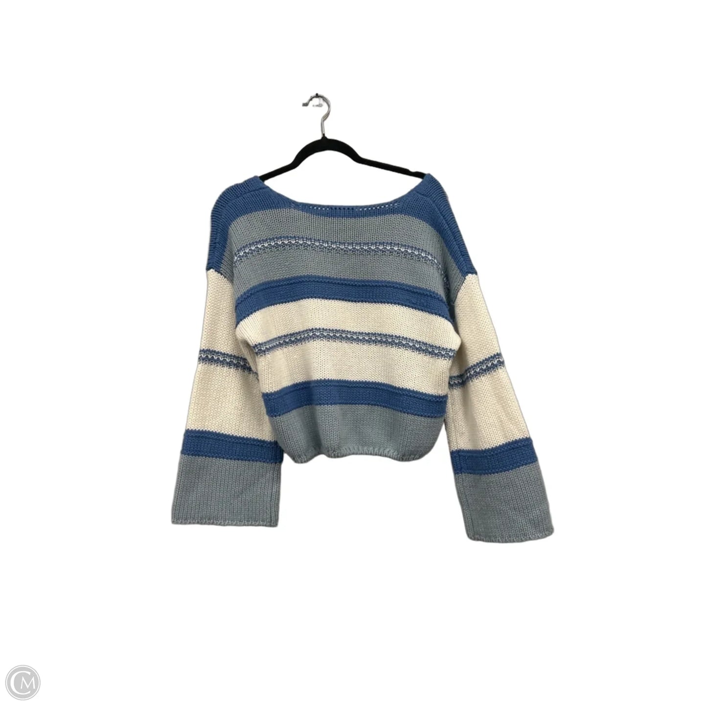 Sweater By Sincerely Jules In Blue & White, Size: M