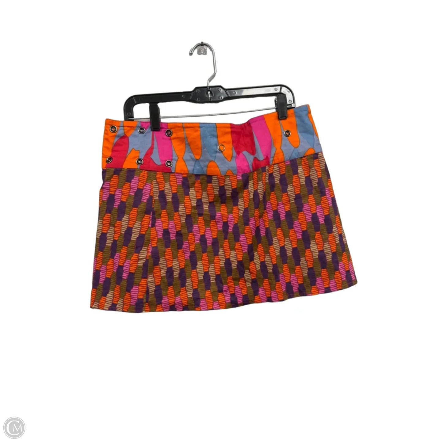 Skirt Mini & Short By Clothes Mentor In Orange & Purple, Size: Osfm