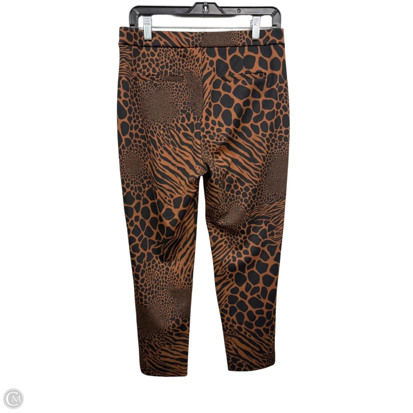 Pants Leggings By Michael By Michael Kors In Black & Brown, Size: M