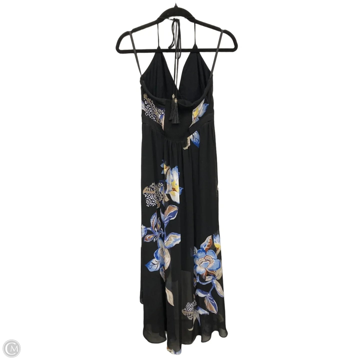 Dress Casual Maxi By White House Black Market In Black & Blue, Size: 4