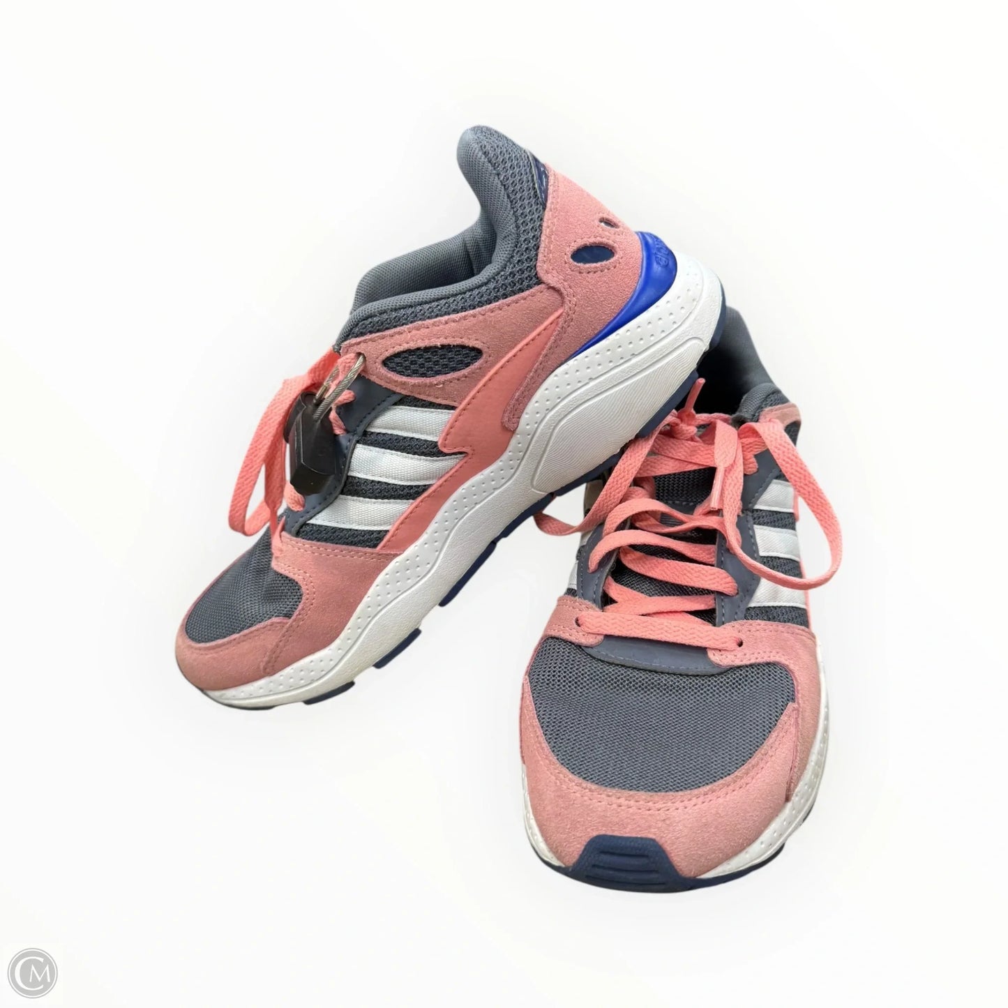 Shoes Athletic By Adidas In Grey & Pink, Size: 7.5